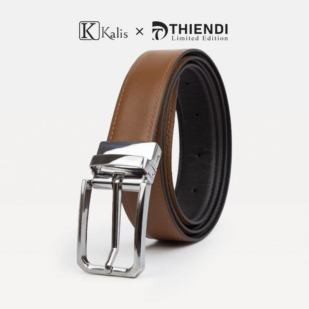 Thắt Lưng Nam Cao Cấp Hàng Hiệu Kalis x Thiendi BCSS122 Dây Nịt Thắt Lưng Nam 2 Mặt Xoay Chiều 360 Độ Da Bò Thật Thắt Lưng Nam Cao Cấp Hàng Hiệu Kalis x Thiendi BCSS122 Dây Nịt Thắt Lưng Nam 2 Mặt Xoay Chiều 360 Độ Da Bò Thật