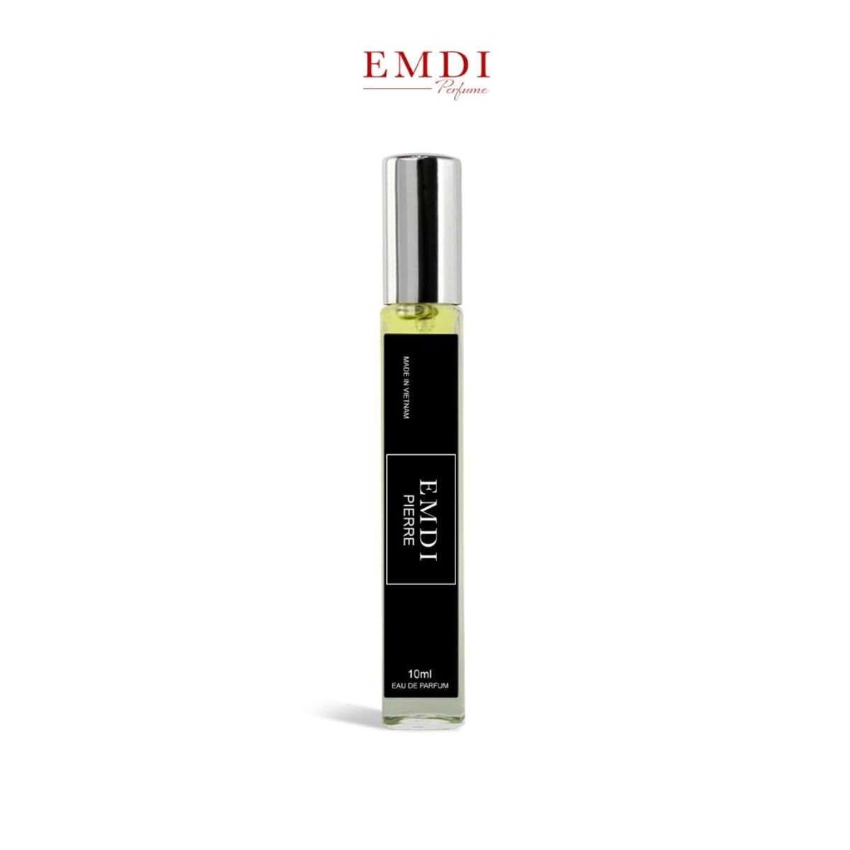 Tinh dầu thơm nước hoa nam thơm lâu EMDI Pierre 10ml - Sang trọng, Tinh tế, Lịch lãm - tinh dầu nước hoa thơm lâu nam Tinh dầu thơm nước hoa nam thơm lâu EMDI Pierre 10ml - Sang trọng, Tinh tế, Lịch lãm - tinh dầu nước hoa thơm lâu nam