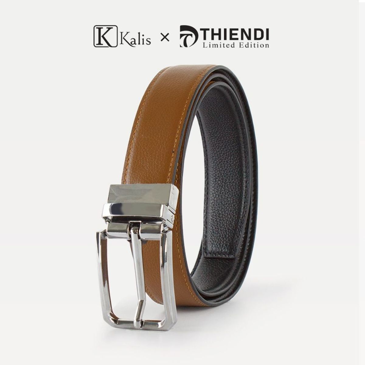 Dây Nịt Xoay Cao Cấp Hàng Hiệu Kalis x Thiendi BCMS122 Dây Nịt Thắt Lưng Nam 2 Mặt Xoay Chiều 360 Độ Da Bò Thật Cao Cấp Dây Nịt Xoay Cao Cấp Hàng Hiệu Kalis x Thiendi BCMS122 Dây Nịt Thắt Lưng Nam 2 Mặt Xoay Chiều 360 Độ Da Bò Thật Cao Cấp