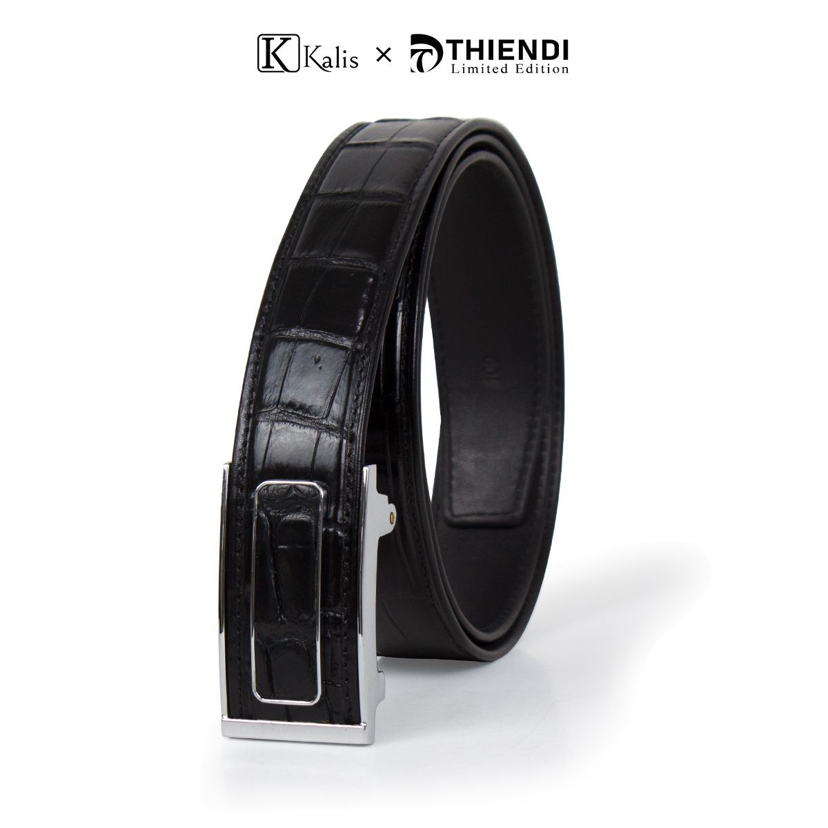 Thắt lưng cá sấu nam cao cấp hàng hiệu Kalis x Thiendi Dây nịt nịch thắt lưng nam da cá sấu thật full box có bảo hành Thắt lưng cá sấu nam cao cấp hàng hiệu Kalis x Thiendi Dây nịt nịch thắt lưng nam da cá sấu thật full box có bảo hành