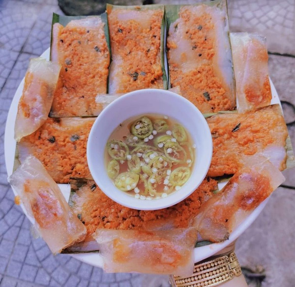 Set 50, 100 bánh nậm Huế thơm ngon, mềm mịn, thoang thoảng vị tôm, chuẩn Huế - CTB708 Set 50, 100 bánh nậm Huế thơm ngon, mềm mịn, thoang thoảng vị tôm, chuẩn Huế - CTB708