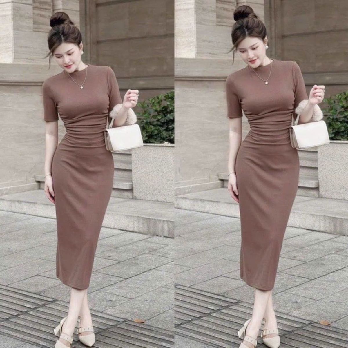 ĐẦM KIỂU ÔM BODY FORM DÀI THUN TĂM LẠNH - LÊ PHƯƠNG BOUTIQUE ĐẦM KIỂU ÔM BODY FORM DÀI THUN TĂM LẠNH - LÊ PHƯƠNG BOUTIQUE