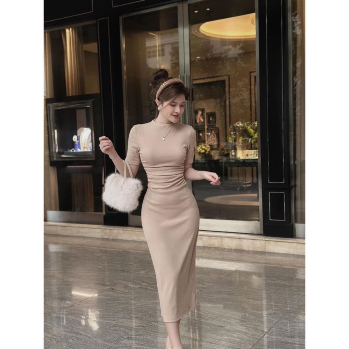 ĐẦM KIỂU ÔM BODY FORM DÀI THUN TĂM LẠNH - LÊ PHƯƠNG BOUTIQUE ĐẦM KIỂU ÔM BODY FORM DÀI THUN TĂM LẠNH - LÊ PHƯƠNG BOUTIQUE