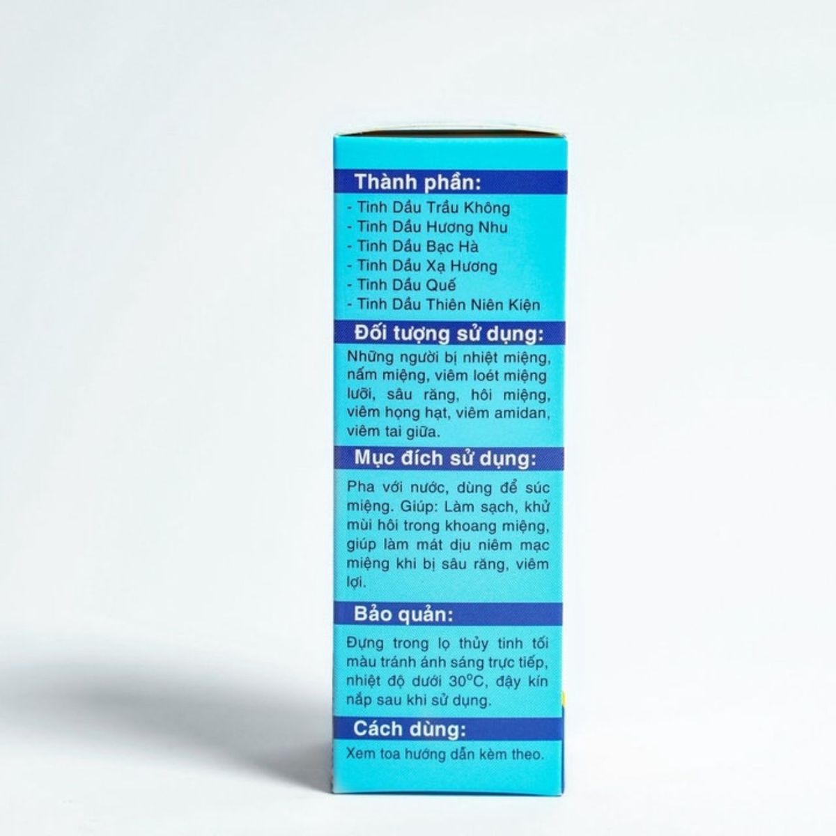 TINH DẦU RĂNG MIỆNG NGỪA SÂU SÚN RĂNG,HÔI MIỆNG,VIÊM HỌNG 5ML - DẠ THẢO LIÊN TINH DẦU RĂNG MIỆNG NGỪA SÂU SÚN RĂNG,HÔI MIỆNG,VIÊM HỌNG 5ML - DẠ THẢO LIÊN