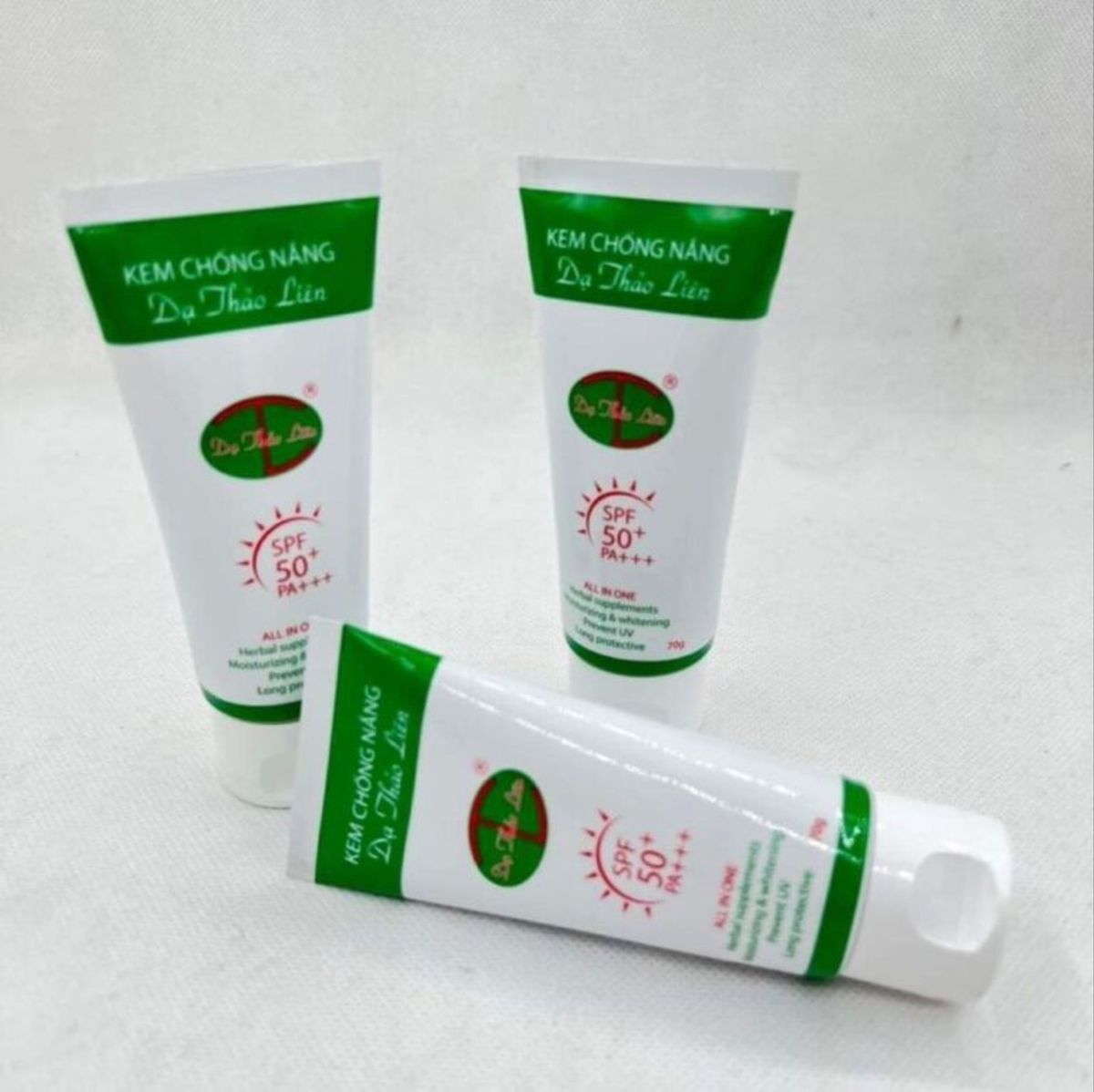 KEM CHỐNG NẮNG 70G - DẠ THẢO LIÊN KEM CHỐNG NẮNG 70G - DẠ THẢO LIÊN