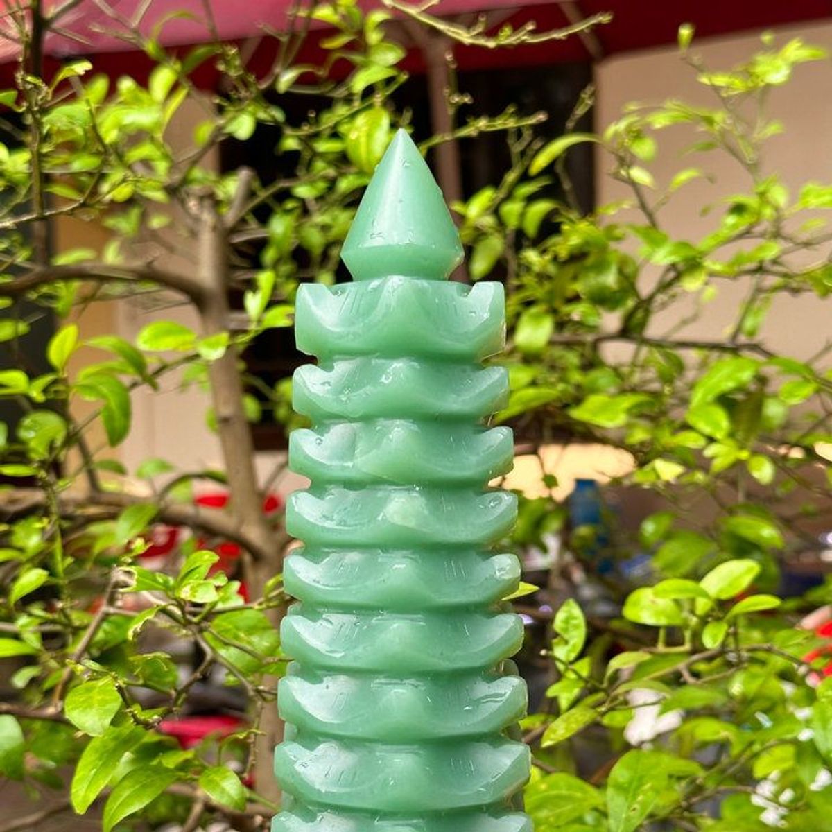 THÁP VĂN XƯƠNG ĐÁ THẠCH ANH XANH THIÊN NHIÊN - THẮNG GIANG THÁP VĂN XƯƠNG ĐÁ THẠCH ANH XANH THIÊN NHIÊN - THẮNG GIANG