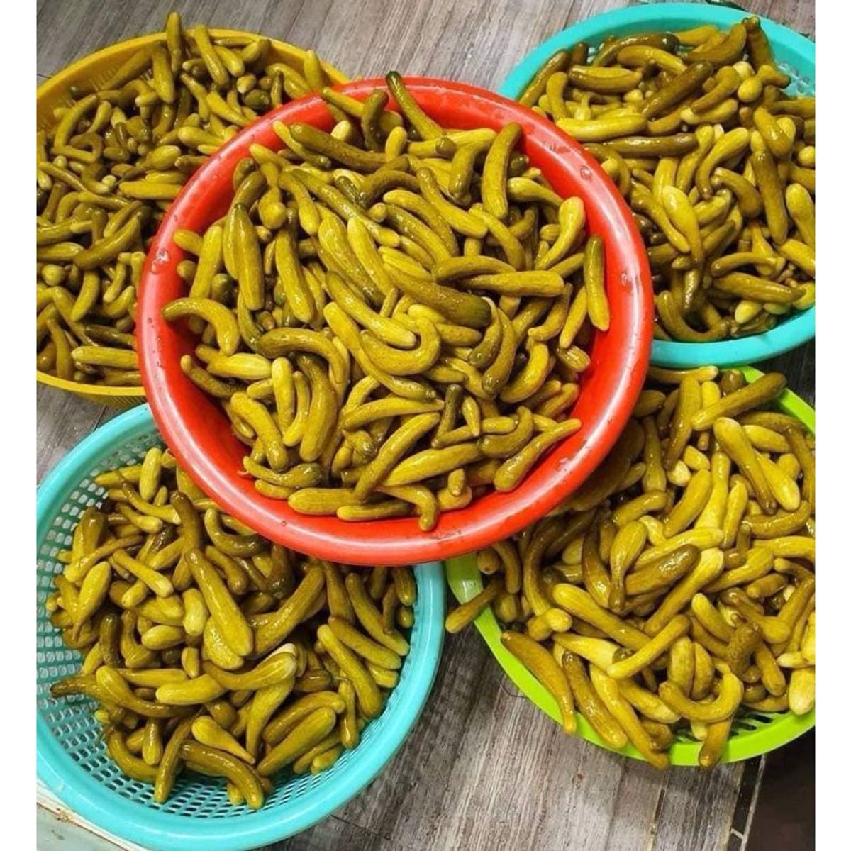 1kg Mắm Dưa Leo Nụ nguyên trái nhà làm chưa trộn 1kg 1kg Mắm Dưa Leo Nụ nguyên trái nhà làm chưa trộn 1kg