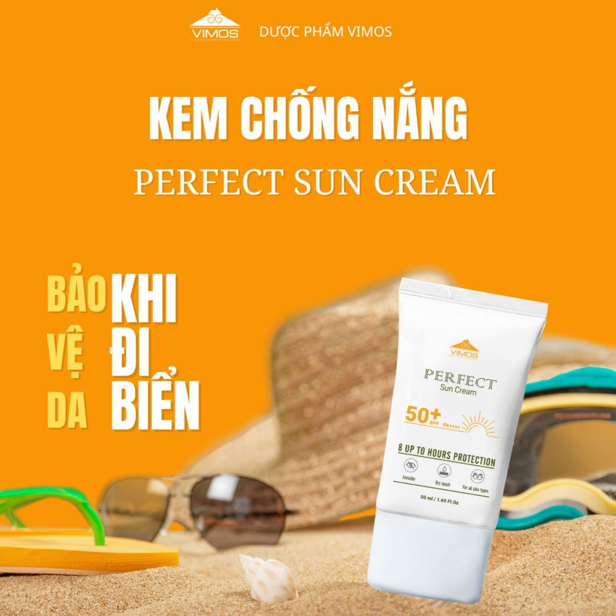 Kem chống nắng Perfect sun cream an toàn cho mọi loại da 50ml Kem chống nắng Perfect sun cream an toàn cho mọi loại da 50ml