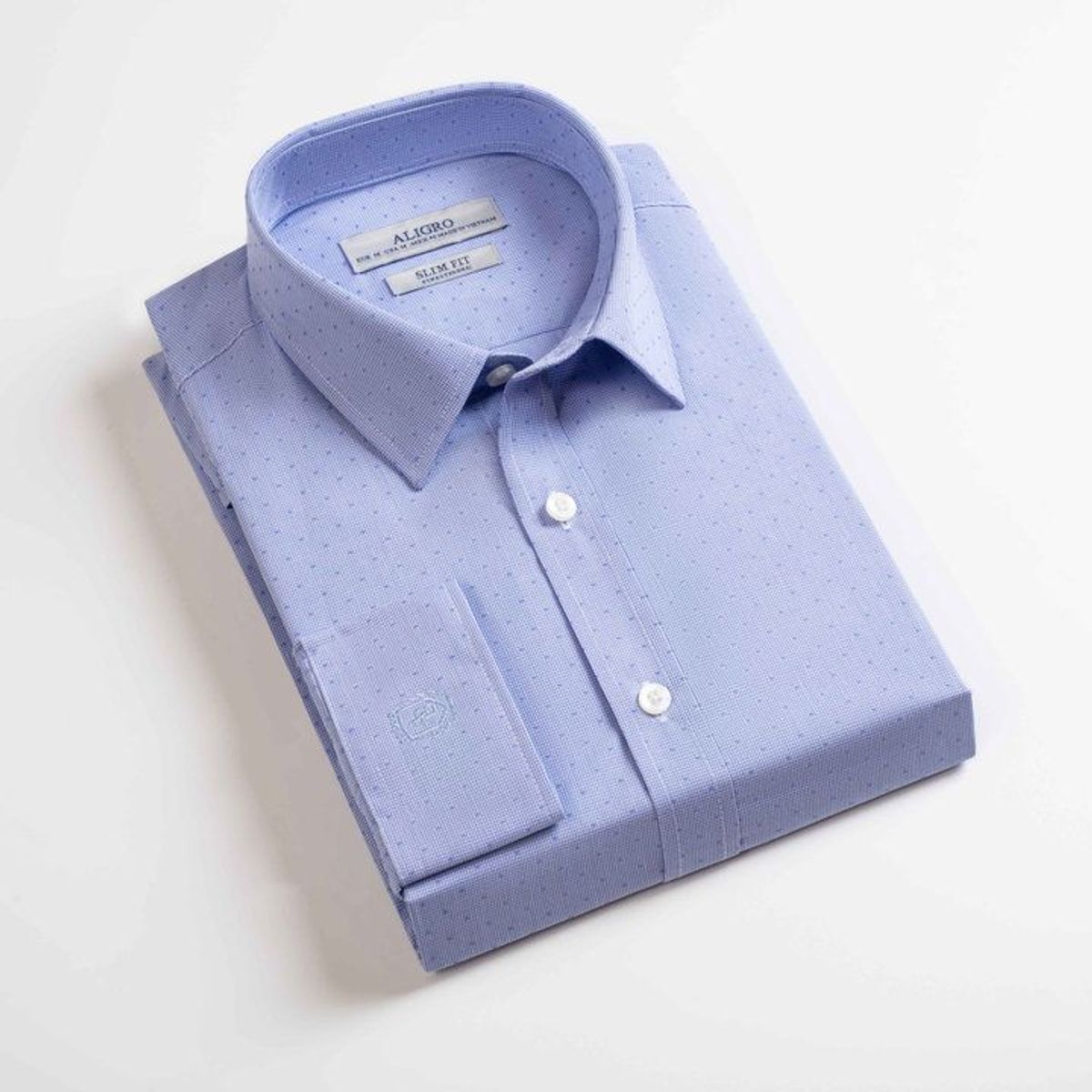 ÁO SƠ MI BAMBOO SLIMFIT DÀI TAY HOẠ TIẾT NHÍ ALIGRO ALGS225 - ALIGRO ÁO SƠ MI BAMBOO SLIMFIT DÀI TAY HOẠ TIẾT NHÍ ALIGRO ALGS225 - ALIGRO
