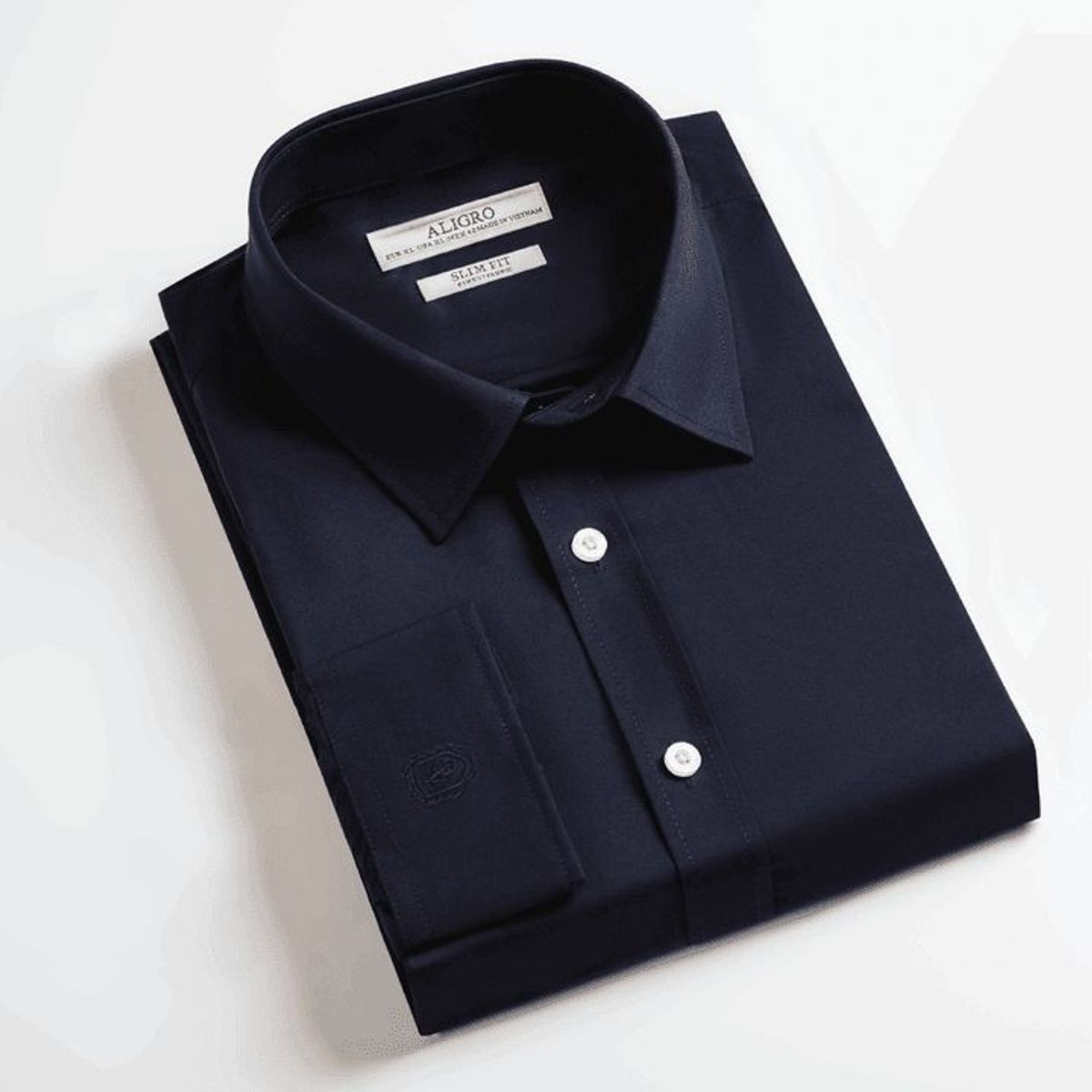ÁO SƠ MI SLIMFIT DÀI TAY NAVY ALIGRO ALGS226 - ALIGRO ÁO SƠ MI SLIMFIT DÀI TAY NAVY ALIGRO ALGS226 - ALIGRO