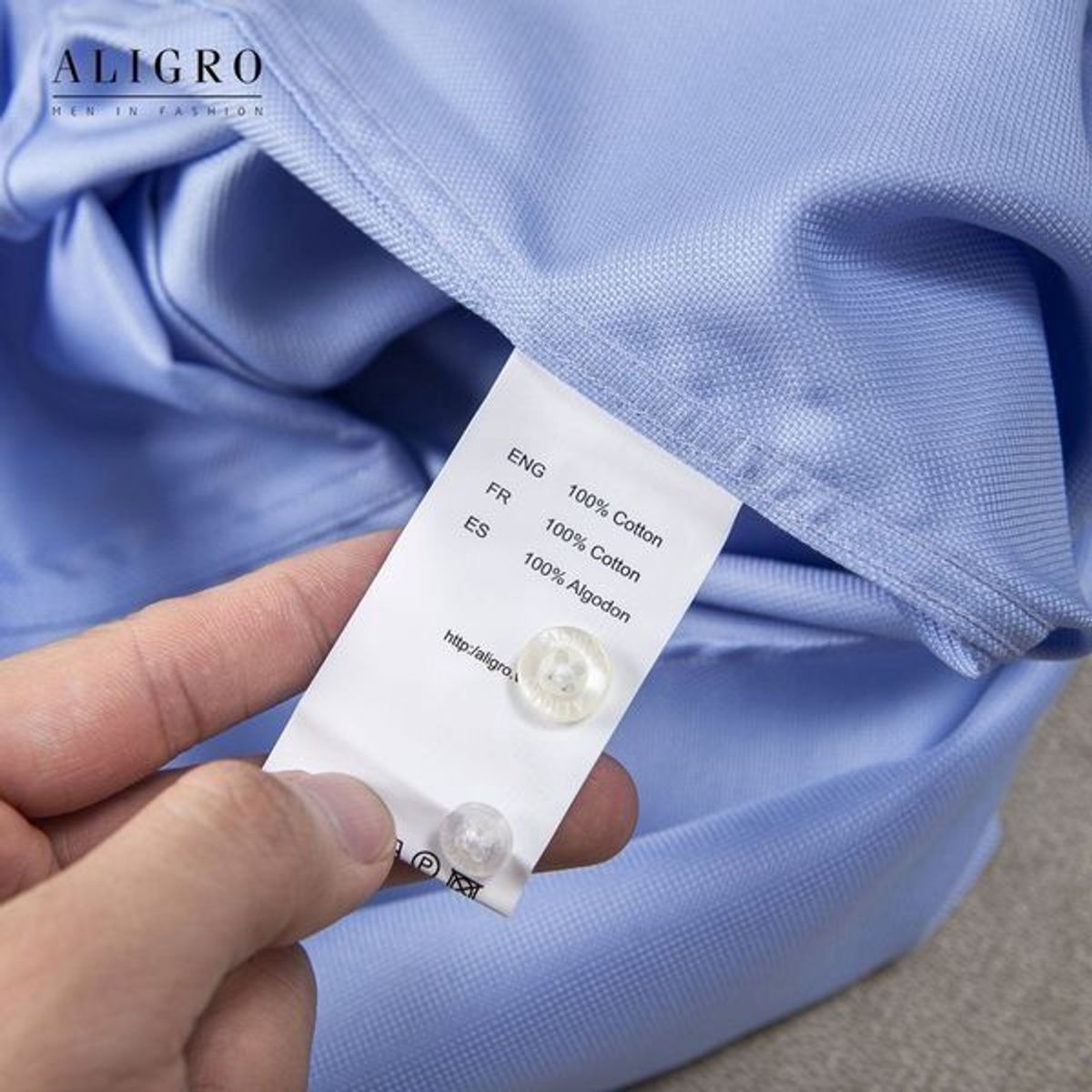 ÁO SƠ MI DÀI TAY BLUE ALGS197 - ALIGRO ÁO SƠ MI DÀI TAY BLUE ALGS197 - ALIGRO