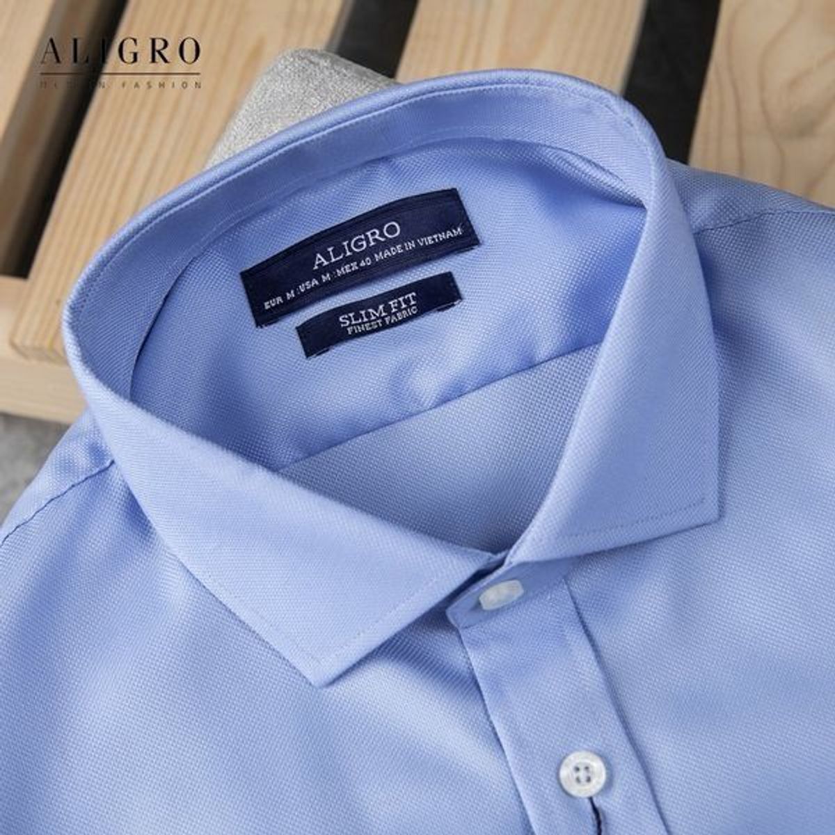 ÁO SƠ MI DÀI TAY BLUE ALGS197 - ALIGRO ÁO SƠ MI DÀI TAY BLUE ALGS197 - ALIGRO