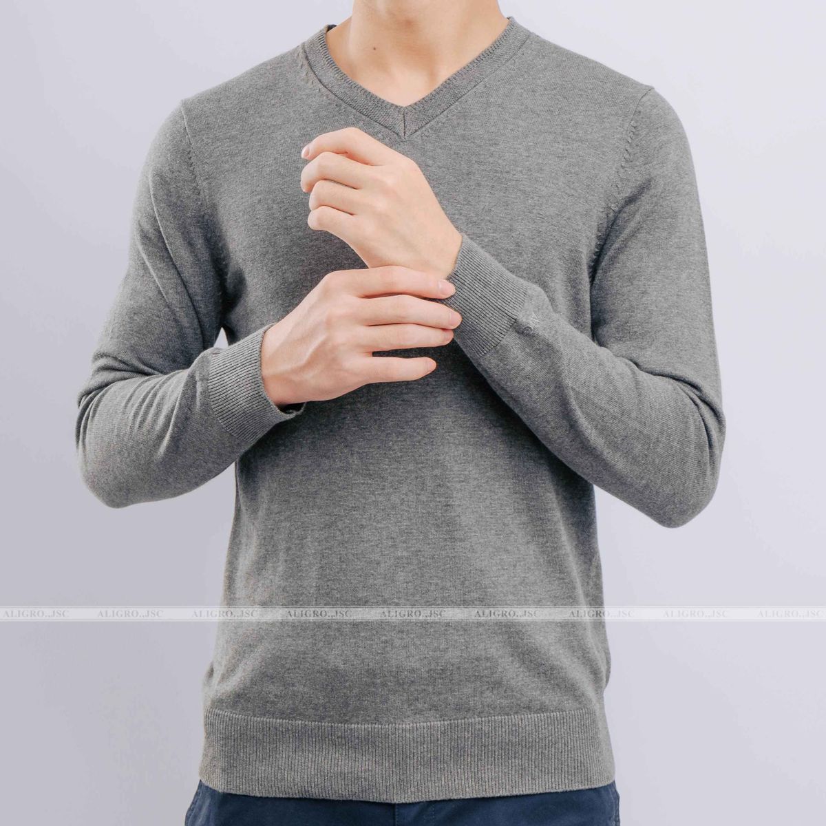 ÁO LEN CỔ TIM ZICZAC ALEND048 - ALIGRO ÁO LEN CỔ TIM ZICZAC ALEND048 - ALIGRO