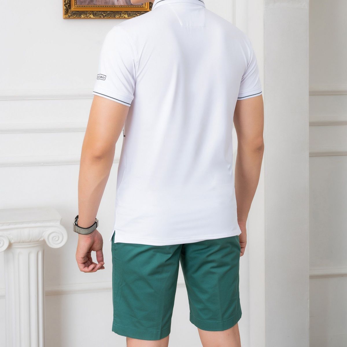 QUẦN SHORT KAKI NAM MÀU XANH ALGQS1071 - ALIGRO QUẦN SHORT KAKI NAM MÀU XANH ALGQS1071 - ALIGRO