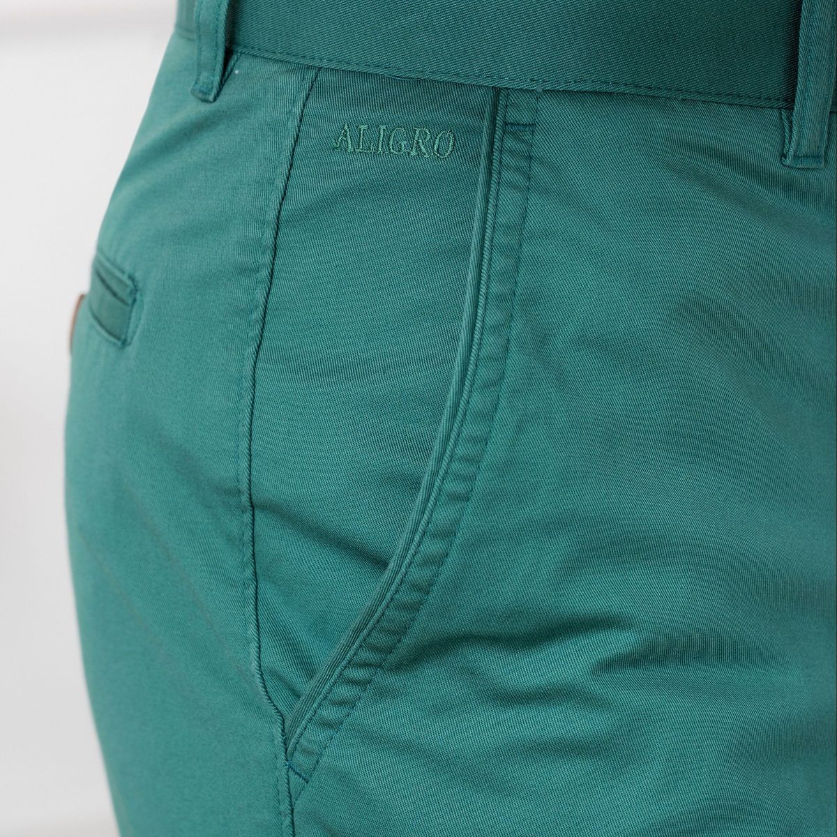 QUẦN SHORT KAKI NAM MÀU XANH ALGQS1071 - ALIGRO QUẦN SHORT KAKI NAM MÀU XANH ALGQS1071 - ALIGRO
