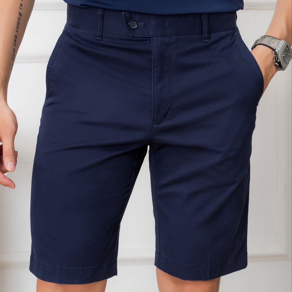 QUẦN SHORT KAKI NAM MÀU NAVY ALGQS1068 - ALIGRO QUẦN SHORT KAKI NAM MÀU NAVY ALGQS1068 - ALIGRO