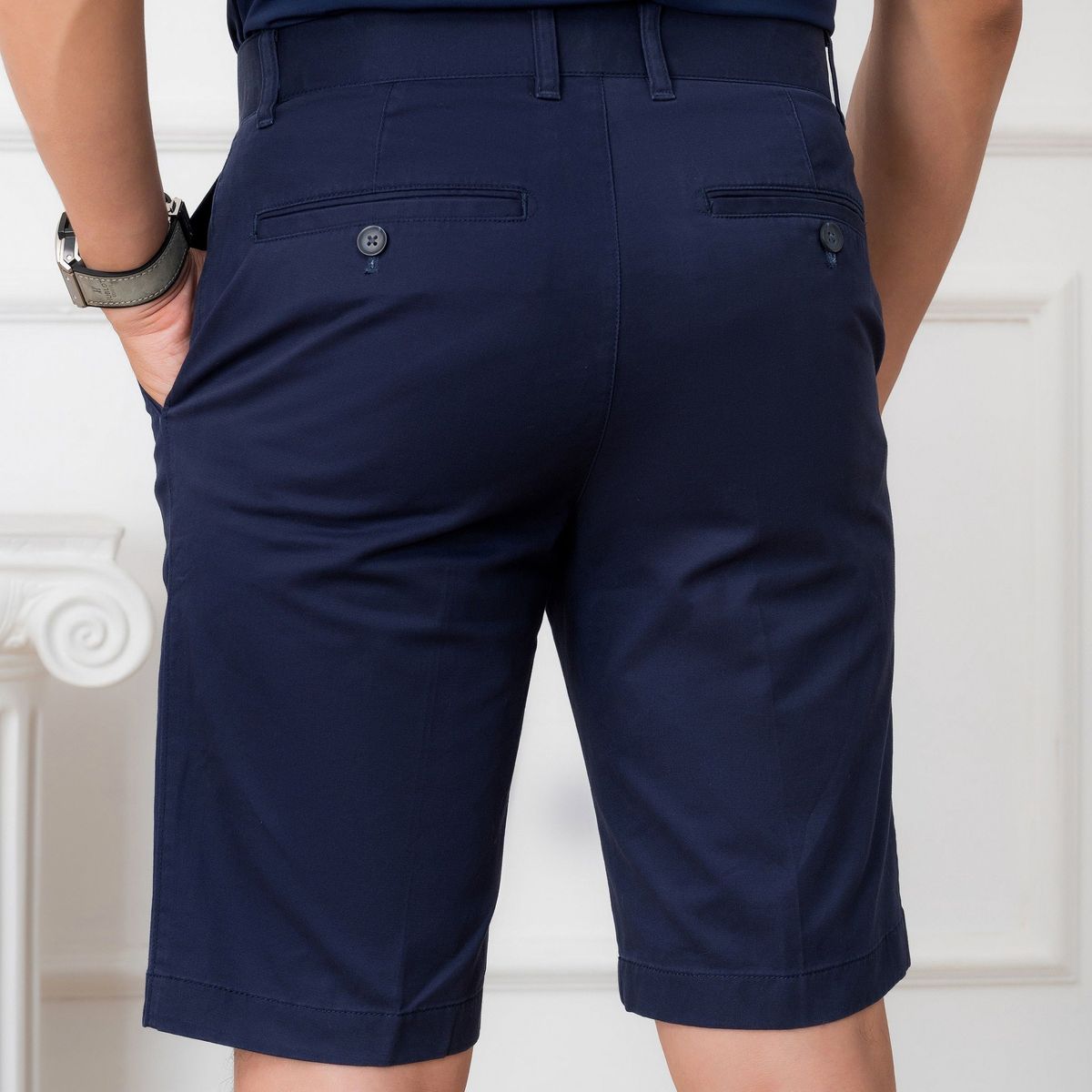QUẦN SHORT KAKI NAM MÀU NAVY ALGQS1068 - ALIGRO QUẦN SHORT KAKI NAM MÀU NAVY ALGQS1068 - ALIGRO