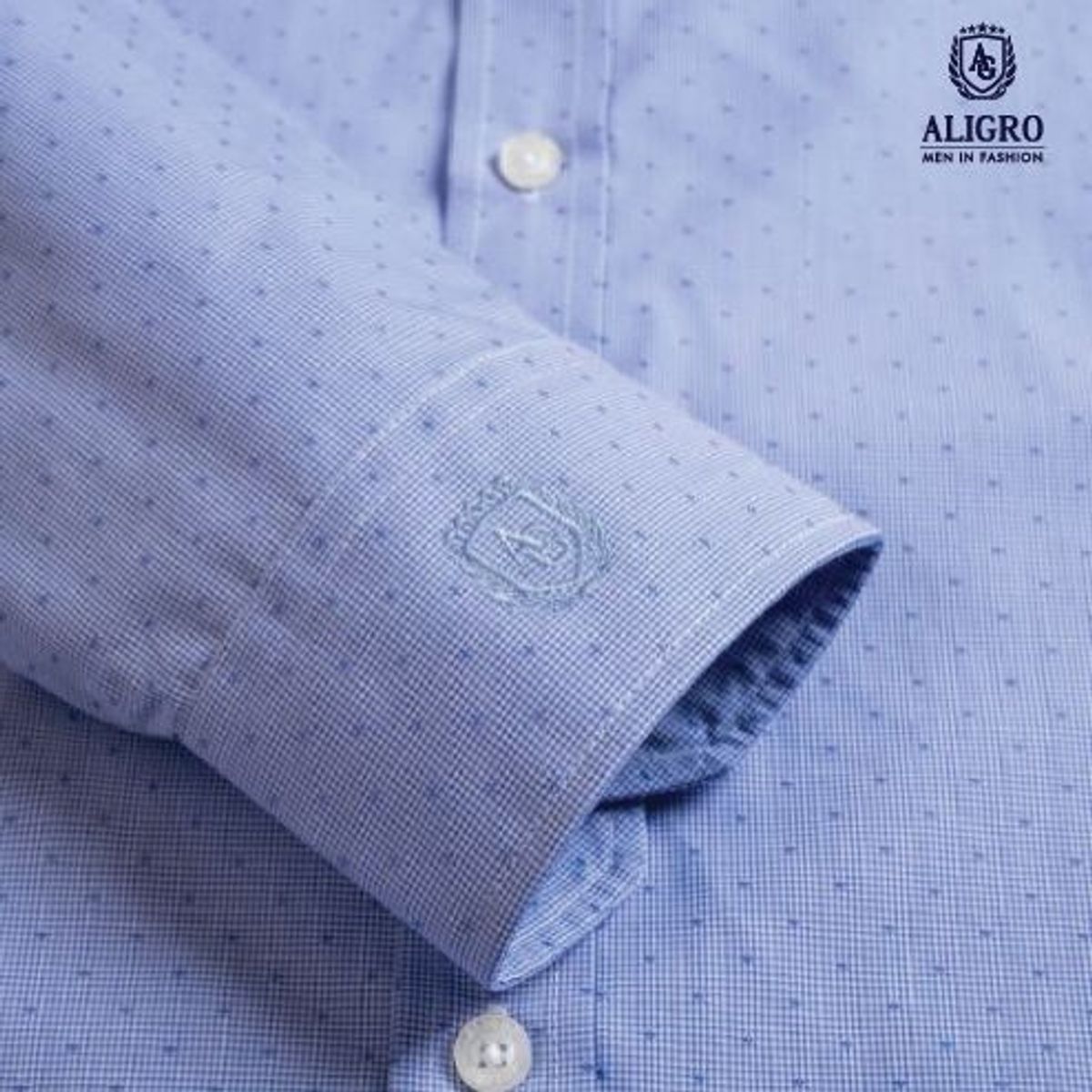ÁO SƠ MI BAMBOO SLIMFIT DÀI TAY HOẠ TIẾT NHÍ - ALIGRO ÁO SƠ MI BAMBOO SLIMFIT DÀI TAY HOẠ TIẾT NHÍ - ALIGRO