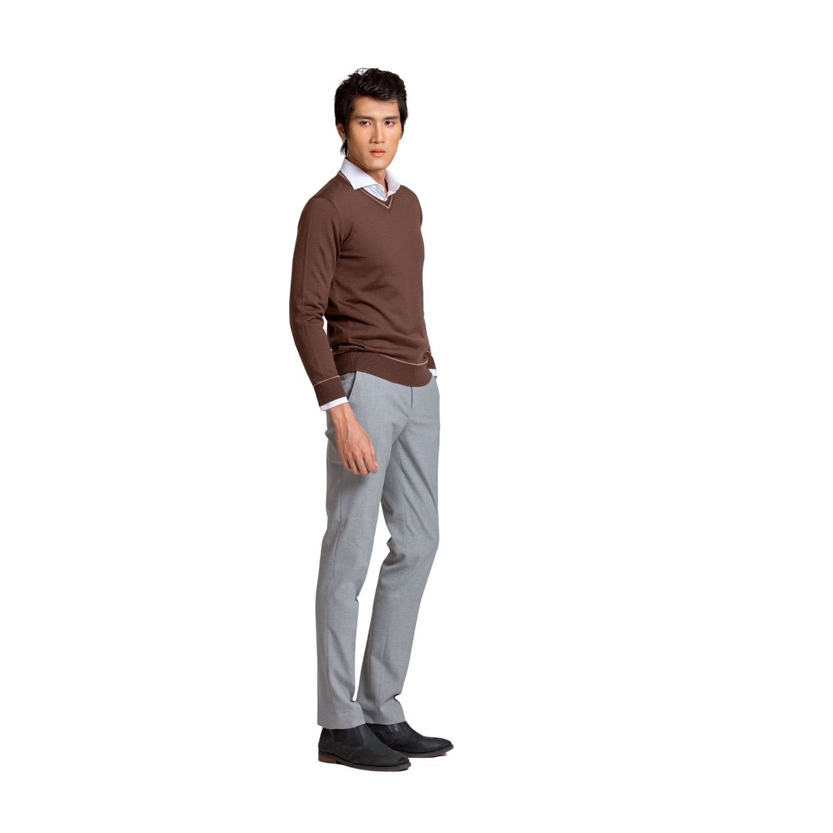 ÁO LEN LÔNG CỪU CỔ TIM ALEND042 - ALIGRO ÁO LEN LÔNG CỪU CỔ TIM ALEND042 - ALIGRO