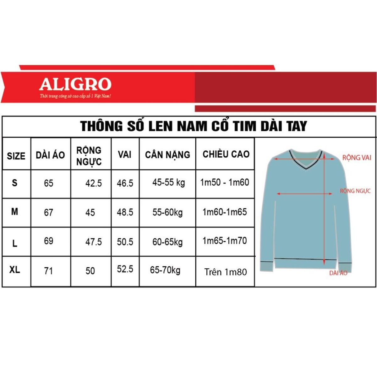 ÁO LEN LÔNG CỪU CỔ TIM ALEND042 - ALIGRO ÁO LEN LÔNG CỪU CỔ TIM ALEND042 - ALIGRO