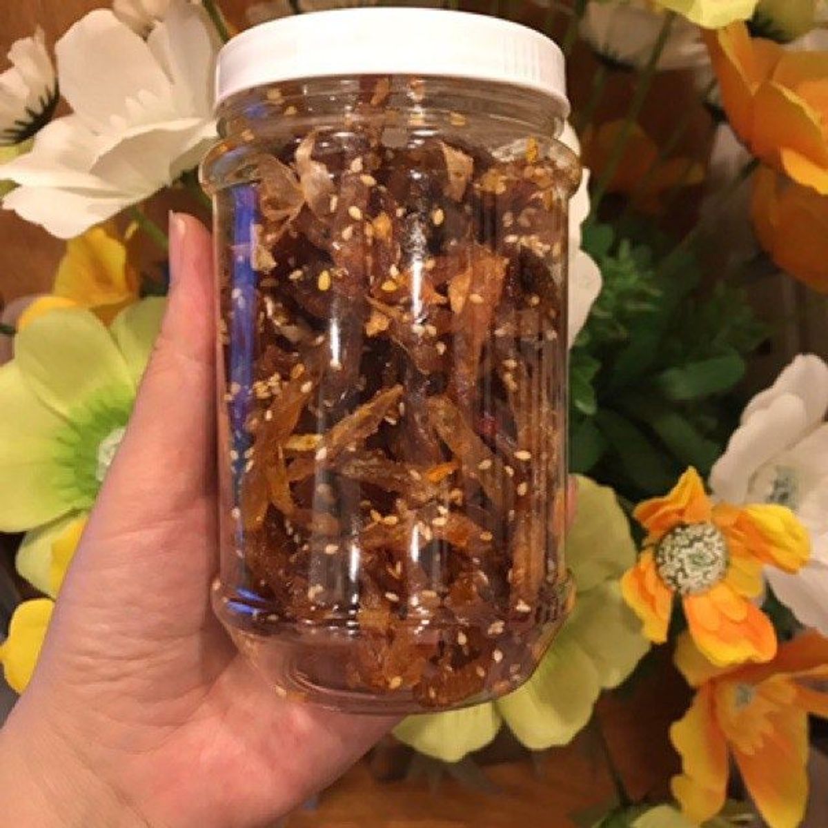 Cá bò lát rim tẩm mè ăn liền vị ngon khó cưỡng, Đặc sản Đà Nẵng hủ 500g - CTB724 Cá bò lát rim tẩm mè ăn liền vị ngon khó cưỡng, Đặc sản Đà Nẵng hủ 500g - CTB724