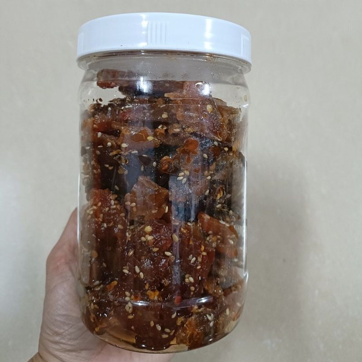 Cá bò lát rim tẩm mè ăn liền vị ngon khó cưỡng, Đặc sản Đà Nẵng hủ 500g - CTB724 Cá bò lát rim tẩm mè ăn liền vị ngon khó cưỡng, Đặc sản Đà Nẵng hủ 500g - CTB724