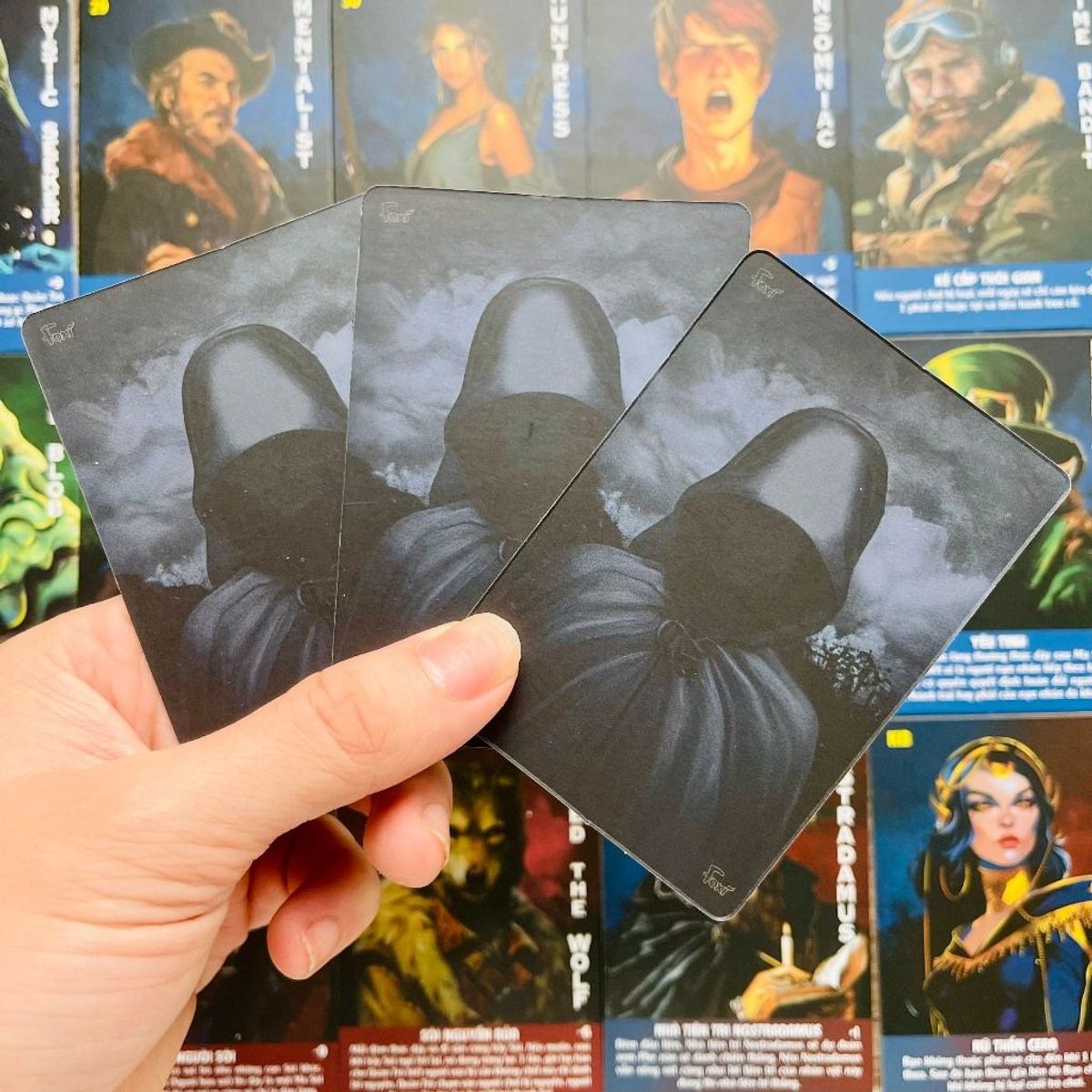 Board game-Thẻ mở rộng Ma Sói Săn Đêm việt hóa Foxi-Werewoft-thẻ in sắc nét-siêu dày Board game-Thẻ mở rộng Ma Sói Săn Đêm việt hóa Foxi-Werewoft-thẻ in sắc nét-siêu dày