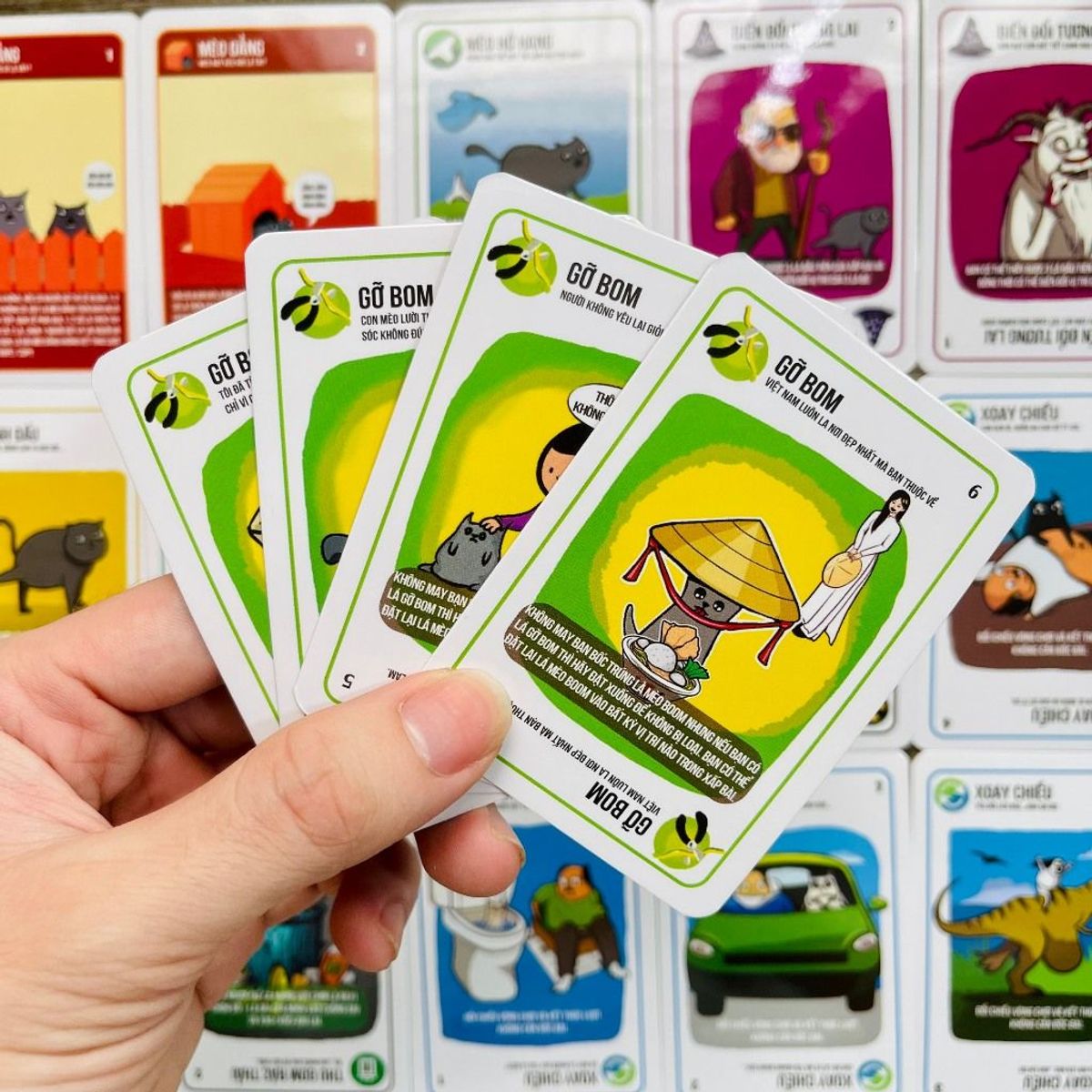 Board game-Thẻ mở rộng Mèo Boom-Mèo Nổ-Exploding kittens-Foxi-trò chơi gia đình-bạn bè-hấp dẫn-kịch tính Board game-Thẻ mở rộng Mèo Boom-Mèo Nổ-Exploding kittens-Foxi-trò chơi gia đình-bạn bè-hấp dẫn-kịch tính