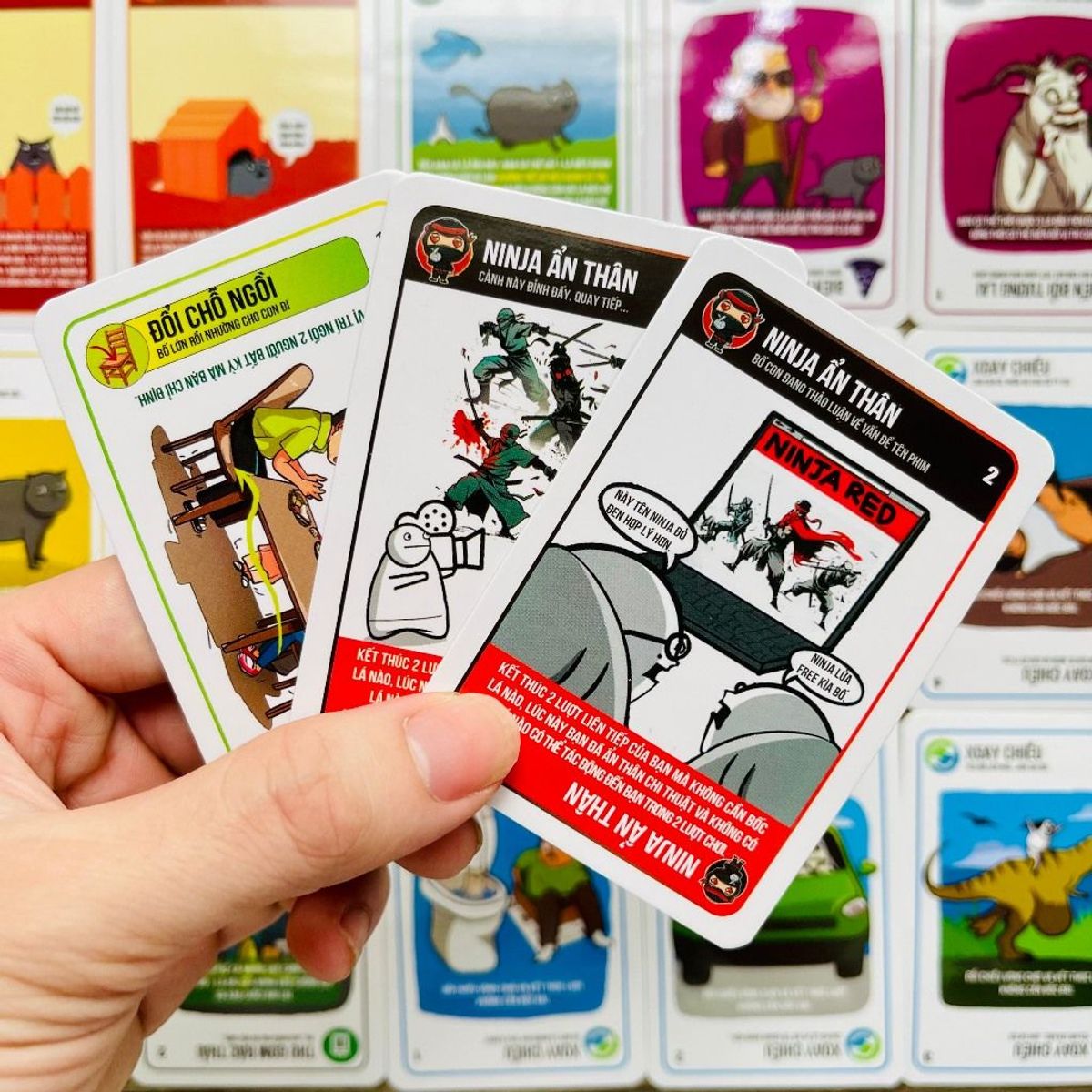 Board game-Thẻ mở rộng Mèo Boom-Mèo Nổ-Exploding kittens-Foxi-trò chơi gia đình-bạn bè-hấp dẫn-kịch tính Board game-Thẻ mở rộng Mèo Boom-Mèo Nổ-Exploding kittens-Foxi-trò chơi gia đình-bạn bè-hấp dẫn-kịch tính