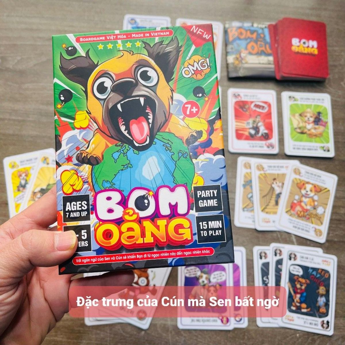 Board game-Bo.m Oẳng Foxi-trò chơi gia đình siêu vui kết nối thành viên-siêu lầy-bựa cho giới trẻ Board game-Bo.m Oẳng Foxi-trò chơi gia đình siêu vui kết nối thành viên-siêu lầy-bựa cho giới trẻ