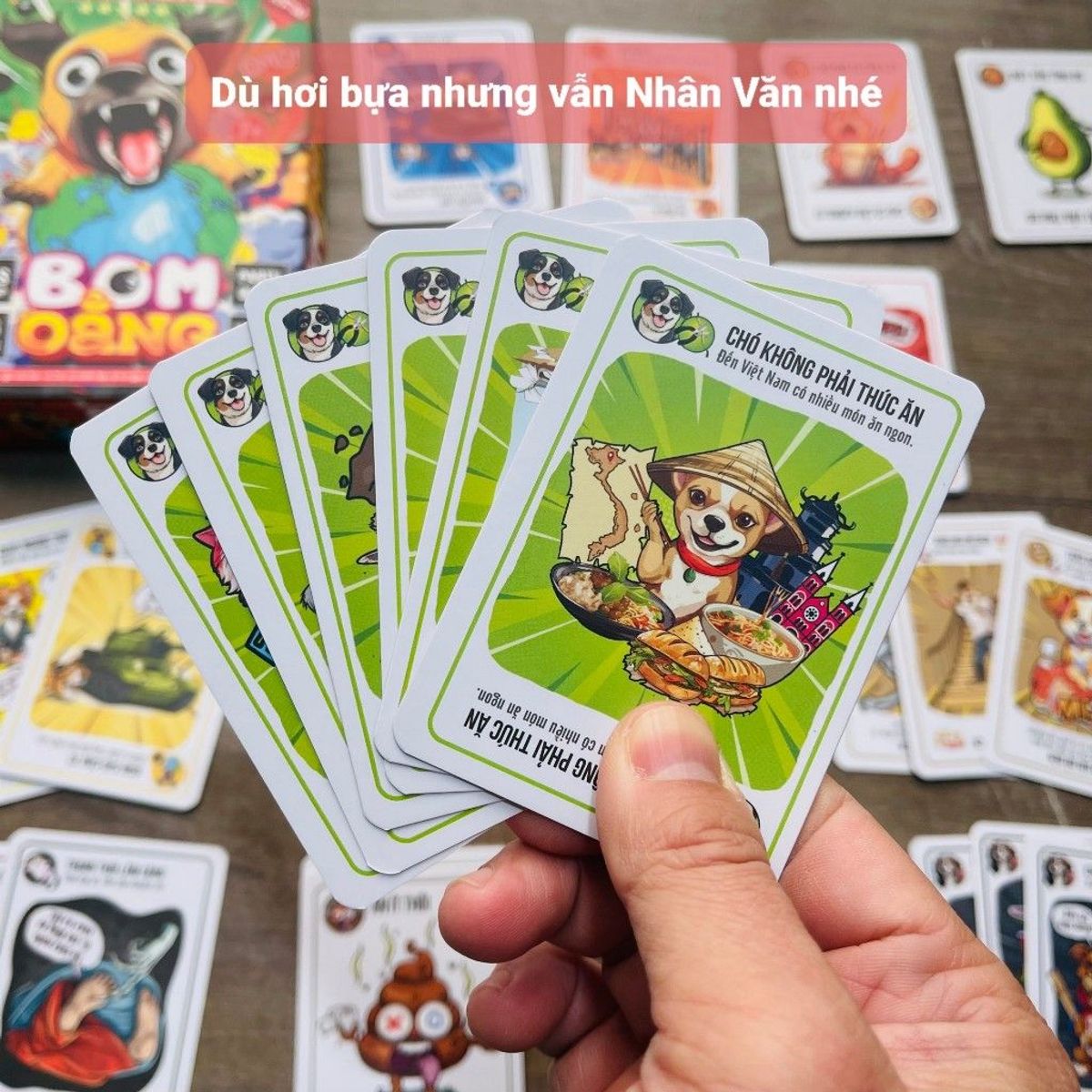 Board game-Bo.m Oẳng Foxi-trò chơi gia đình siêu vui kết nối thành viên-siêu lầy-bựa cho giới trẻ Board game-Bo.m Oẳng Foxi-trò chơi gia đình siêu vui kết nối thành viên-siêu lầy-bựa cho giới trẻ