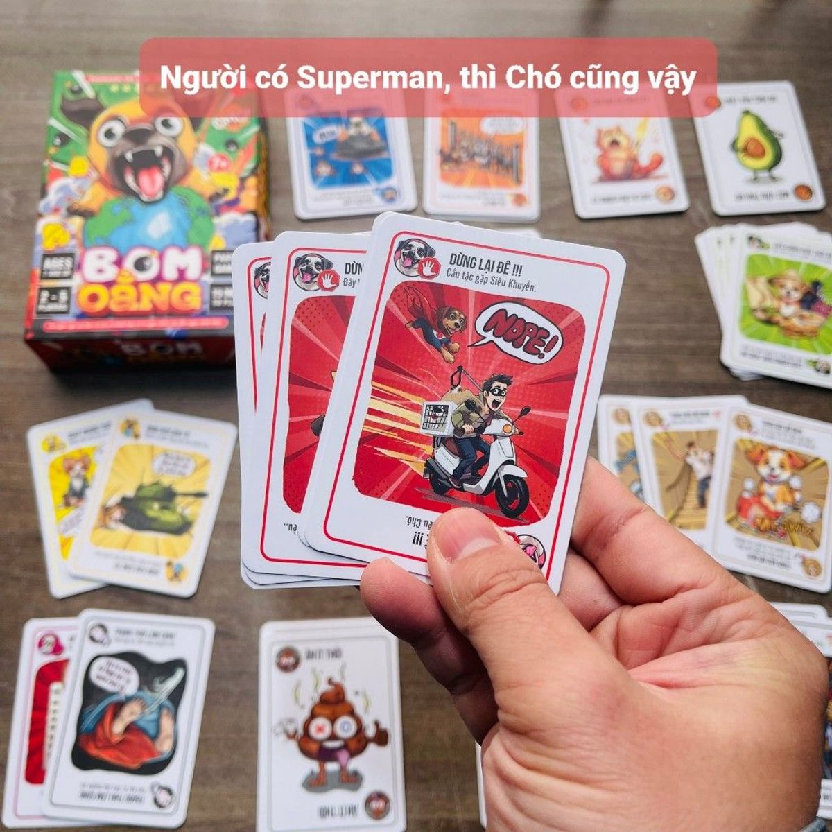 Board game-Bo.m Oẳng Foxi-trò chơi gia đình siêu vui kết nối thành viên-siêu lầy-bựa cho giới trẻ Board game-Bo.m Oẳng Foxi-trò chơi gia đình siêu vui kết nối thành viên-siêu lầy-bựa cho giới trẻ