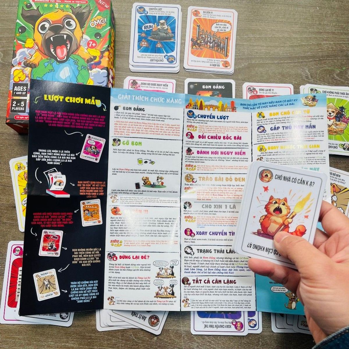 Board game-Bo.m Oẳng Foxi-trò chơi gia đình siêu vui kết nối thành viên-siêu lầy-bựa cho giới trẻ Board game-Bo.m Oẳng Foxi-trò chơi gia đình siêu vui kết nối thành viên-siêu lầy-bựa cho giới trẻ