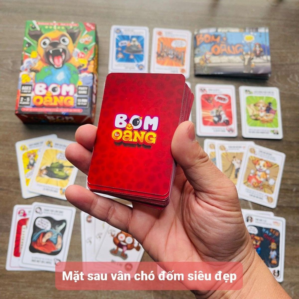 Board game-Bo.m Oẳng Foxi-trò chơi gia đình siêu vui kết nối thành viên-siêu lầy-bựa cho giới trẻ Board game-Bo.m Oẳng Foxi-trò chơi gia đình siêu vui kết nối thành viên-siêu lầy-bựa cho giới trẻ