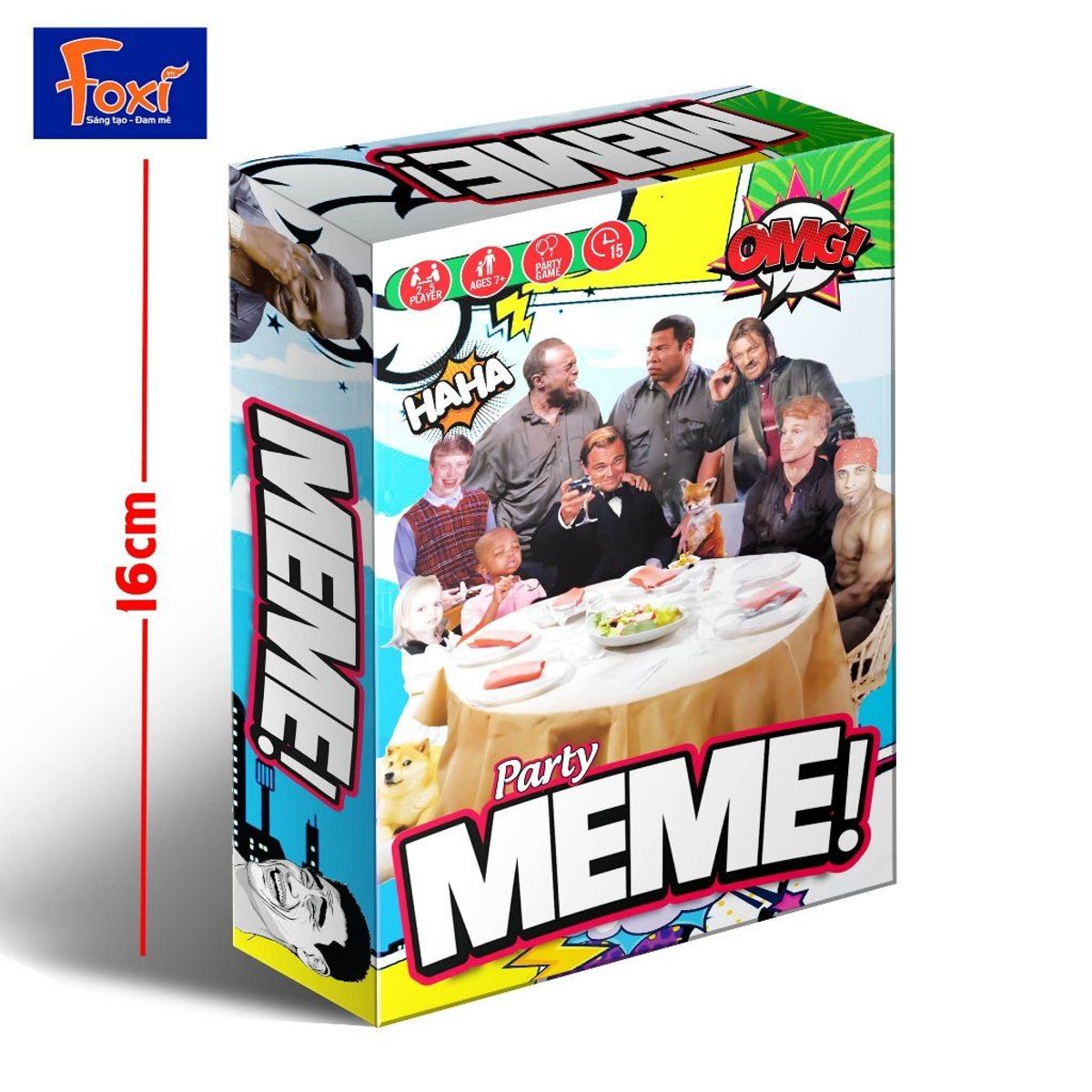 Board game-Bộ Bài Party Meme Squad Meme Foxi Mêm-trò chơi đội nhóm siêu vui hài hước Board game-Bộ Bài Party Meme Squad Meme Foxi Mêm-trò chơi đội nhóm siêu vui hài hước
