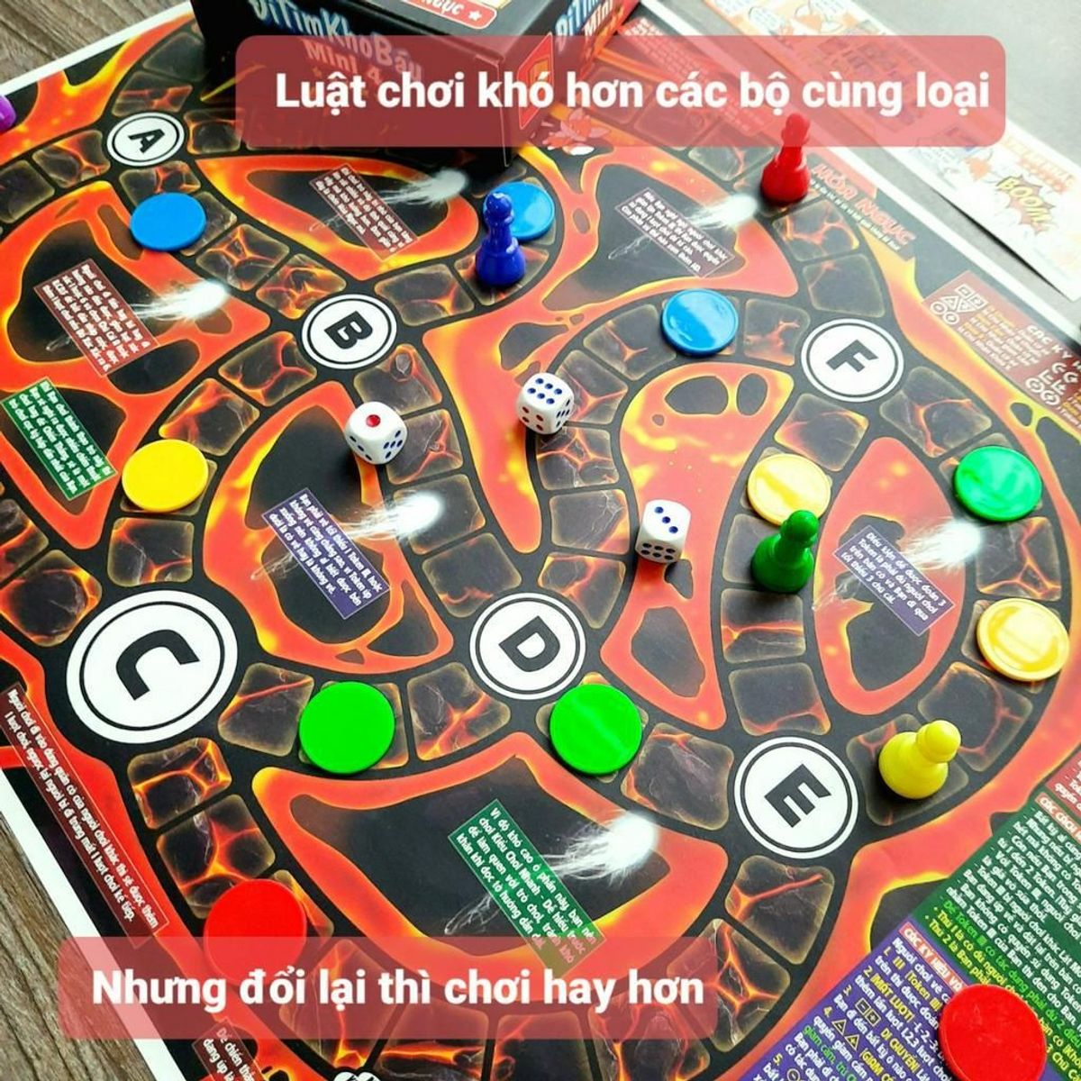 Board game-Đi tìm kho báu Mini 4 Foxi-trò chơi phát triển khả năng nhớ-logic-suy luận-phán đoán Board game-Đi tìm kho báu Mini 4 Foxi-trò chơi phát triển khả năng nhớ-logic-suy luận-phán đoán