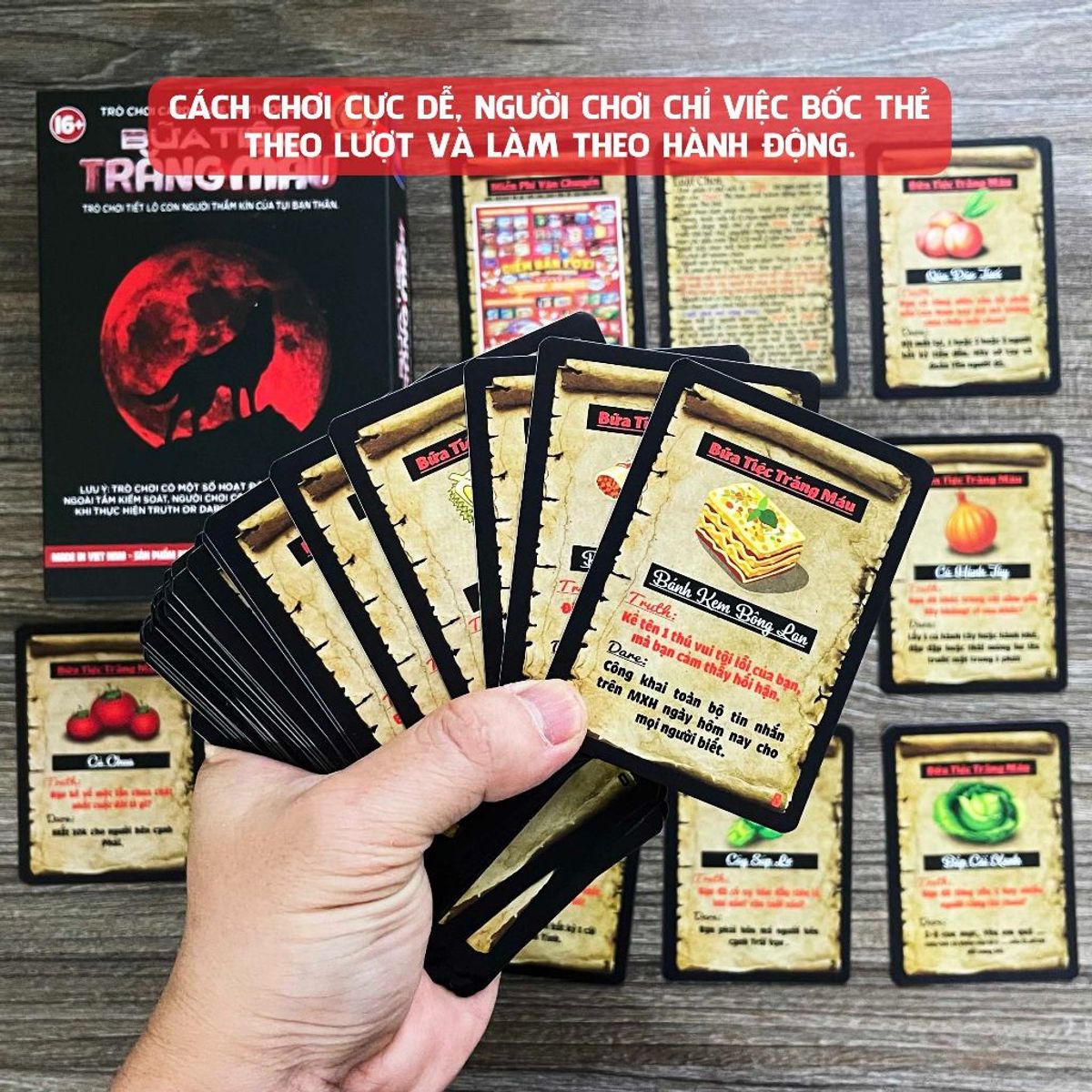 Bộ bài Truth or Dare Bữa Tiệc Trăng Máu foxi-chơi giải trí nhóm-bộc lộ con người bạn-giúp gần gũi nhau và hiểu nhau hơn Bộ bài Truth or Dare Bữa Tiệc Trăng Máu foxi-chơi giải trí nhóm-bộc lộ con người bạn-giúp gần gũi nhau và hiểu nhau hơn