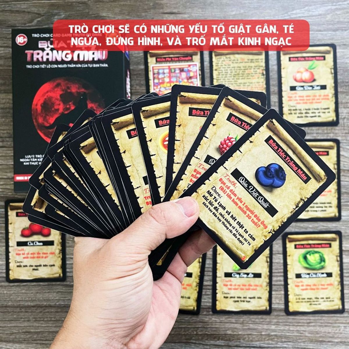 Bộ bài Truth or Dare Bữa Tiệc Trăng Máu foxi-chơi giải trí nhóm-bộc lộ con người bạn-giúp gần gũi nhau và hiểu nhau hơn Bộ bài Truth or Dare Bữa Tiệc Trăng Máu foxi-chơi giải trí nhóm-bộc lộ con người bạn-giúp gần gũi nhau và hiểu nhau hơn