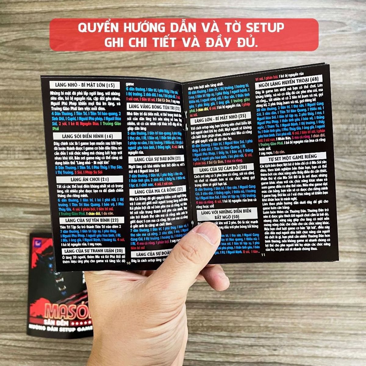Board game bài Ma Sói Săn Đêm việt hóa Foxi-Werewoft-80 lá-78 lá tặng 2 thẻ mở rộng-thẻ in sắc nét-siêu dày Board game bài Ma Sói Săn Đêm việt hóa Foxi-Werewoft-80 lá-78 lá tặng 2 thẻ mở rộng-thẻ in sắc nét-siêu dày