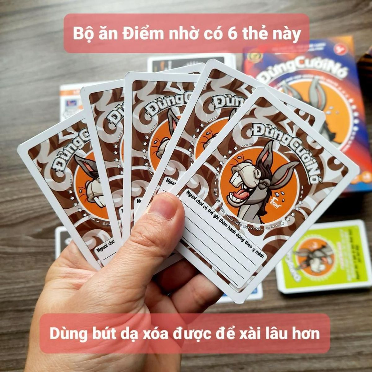 Board game-Đừng cười nó-Foxi-trò chơi hay-hài hước-đấu trí đội nhóm-kết nối thành viên-giá rẻ Board game-Đừng cười nó-Foxi-trò chơi hay-hài hước-đấu trí đội nhóm-kết nối thành viên-giá rẻ