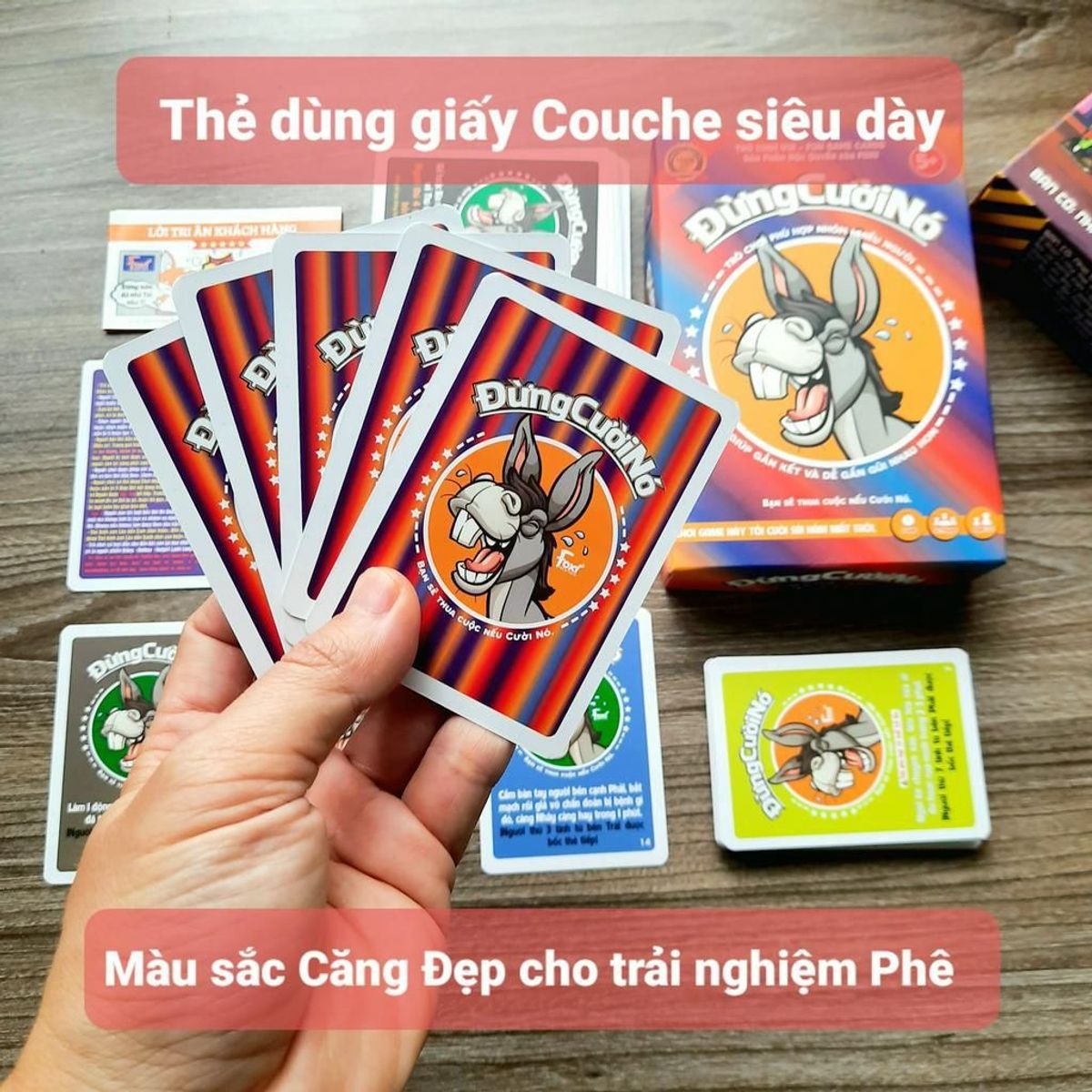 Board game-Đừng cười nó-Foxi-trò chơi hay-hài hước-đấu trí đội nhóm-kết nối thành viên-giá rẻ Board game-Đừng cười nó-Foxi-trò chơi hay-hài hước-đấu trí đội nhóm-kết nối thành viên-giá rẻ