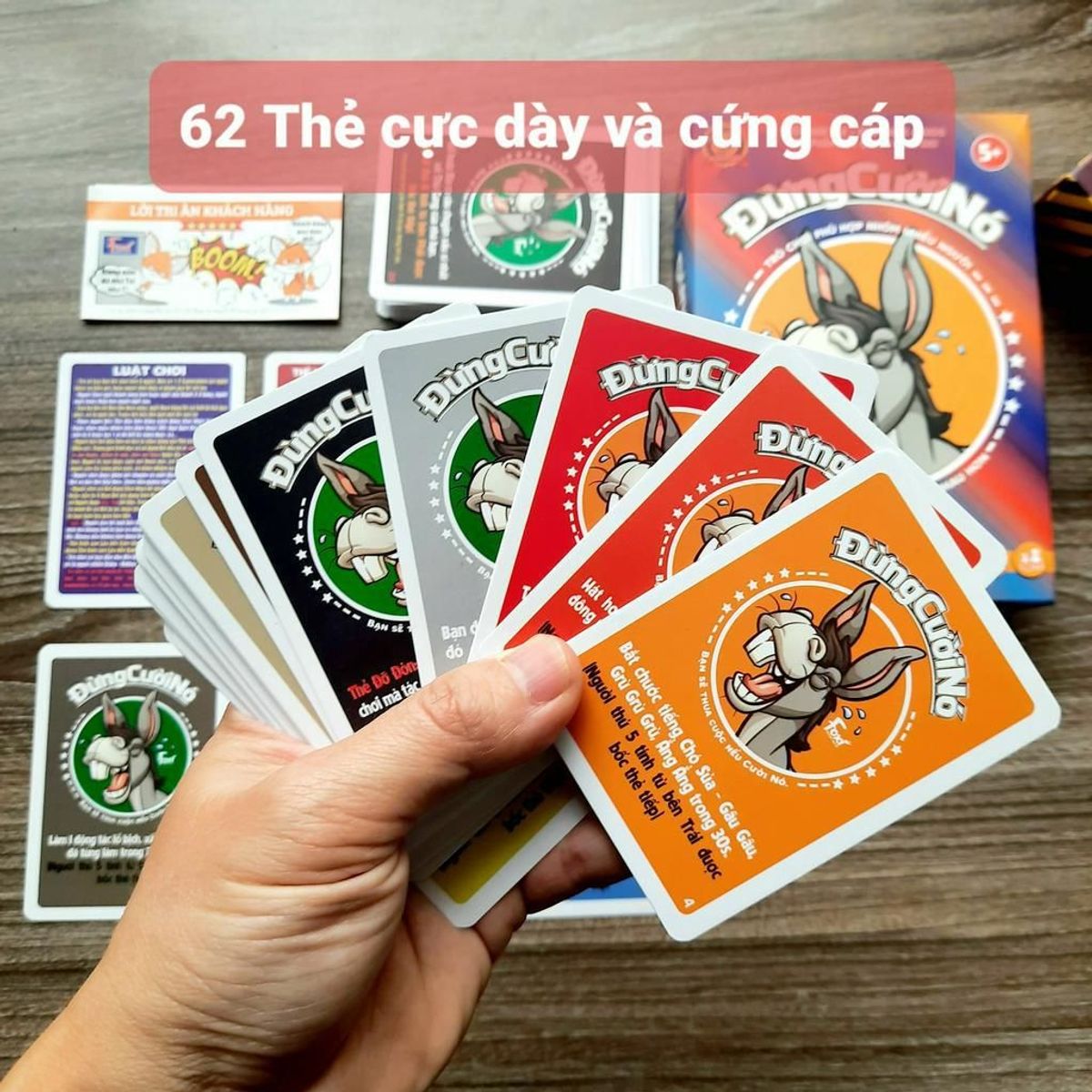 Board game-Đừng cười nó-Foxi-trò chơi hay-hài hước-đấu trí đội nhóm-kết nối thành viên-giá rẻ Board game-Đừng cười nó-Foxi-trò chơi hay-hài hước-đấu trí đội nhóm-kết nối thành viên-giá rẻ