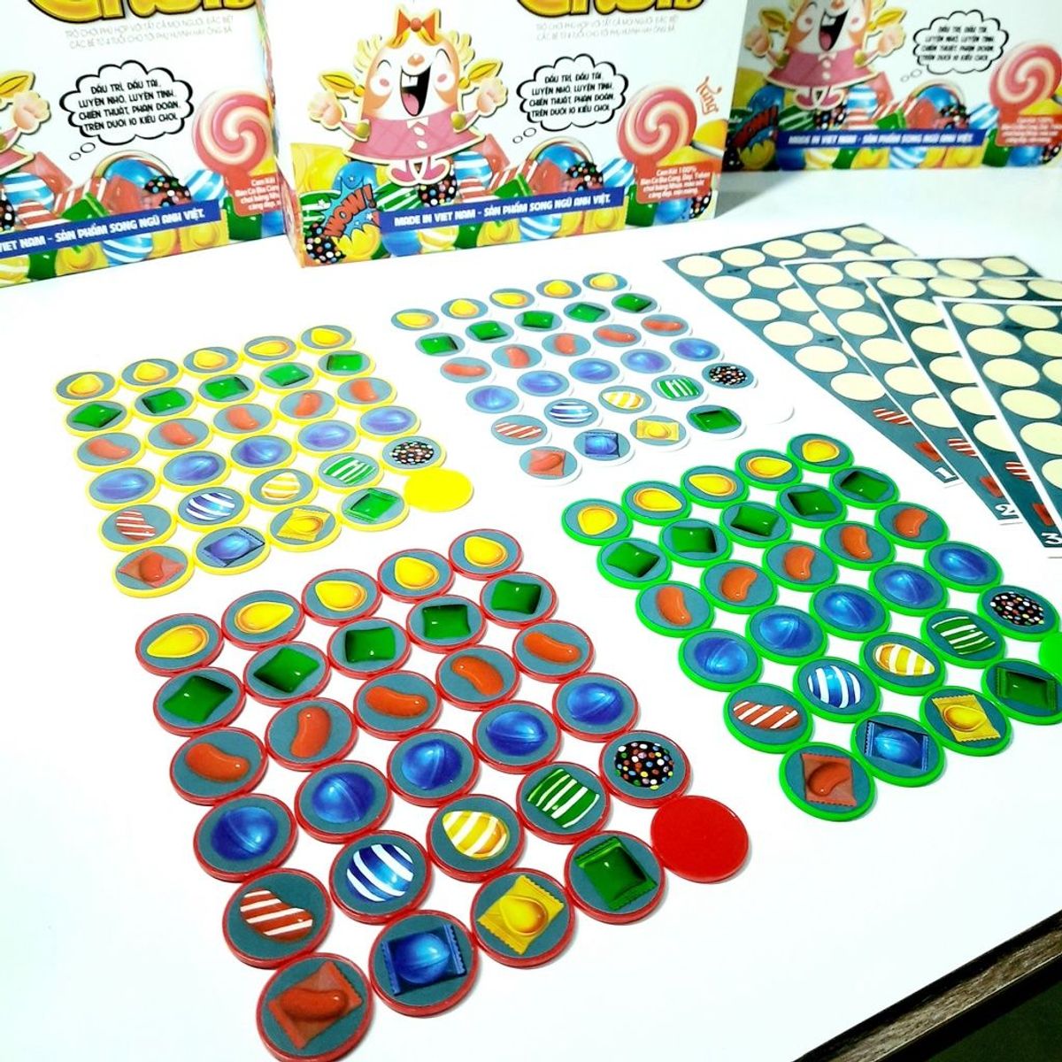 Board game-Candy Crush Foxi-đồ chơi phát triển tư duy-tăng trí nhớ-dễ chơi-vui nhộn-giá siêu rẻ Board game-Candy Crush Foxi-đồ chơi phát triển tư duy-tăng trí nhớ-dễ chơi-vui nhộn-giá siêu rẻ