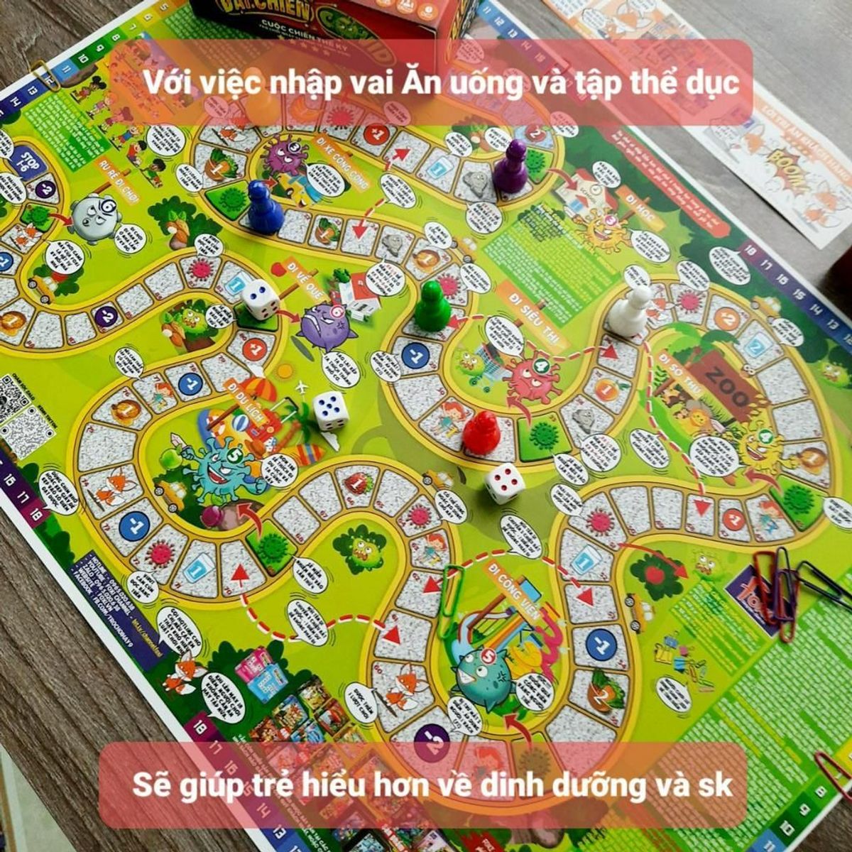 Boardgame-Đại chiến Covid Foxi-game nhập vai chân thực-hấp dẫn-tăng tương tác, kết nối thành viên nhóm bạn bè-gia đình Boardgame-Đại chiến Covid Foxi-game nhập vai chân thực-hấp dẫn-tăng tương tác, kết nối thành viên nhóm bạn bè-gia đình