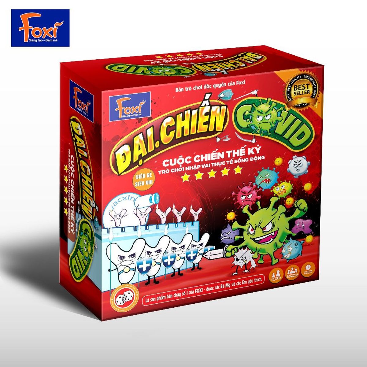 Boardgame-Đại chiến Covid Foxi-game nhập vai chân thực-hấp dẫn-tăng tương tác, kết nối thành viên nhóm bạn bè-gia đình Boardgame-Đại chiến Covid Foxi-game nhập vai chân thực-hấp dẫn-tăng tương tác, kết nối thành viên nhóm bạn bè-gia đình