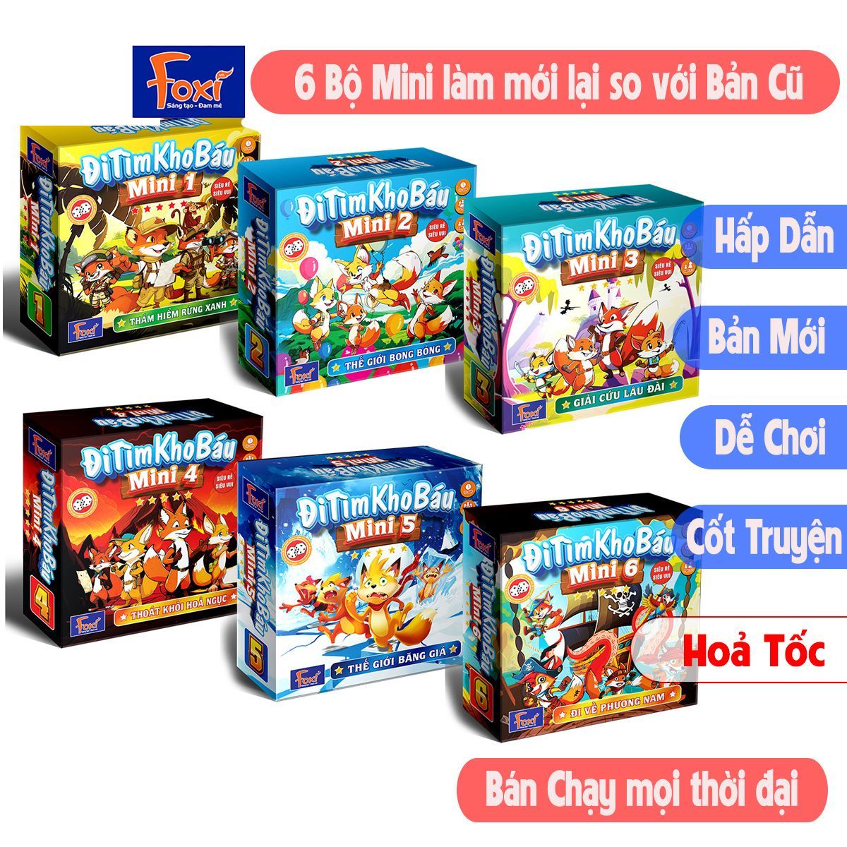 Board game-Đi tìm kho báu Foxi-Chạy Trốn Zombie-Cờ tỷ phú-trò chơi tương tác cao-tư duy thông minh Board game-Đi tìm kho báu Foxi-Chạy Trốn Zombie-Cờ tỷ phú-trò chơi tương tác cao-tư duy thông minh