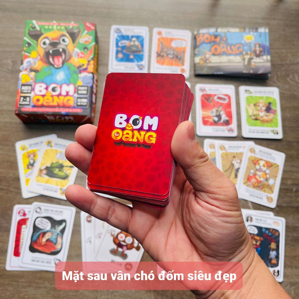 Board game-Bo.m Oẳng Foxi-trò chơi gia đình siêu vui kết nối thành viên-siêu lầy-bựa cho giới trẻ Board game-Bo.m Oẳng Foxi-trò chơi gia đình siêu vui kết nối thành viên-siêu lầy-bựa cho giới trẻ