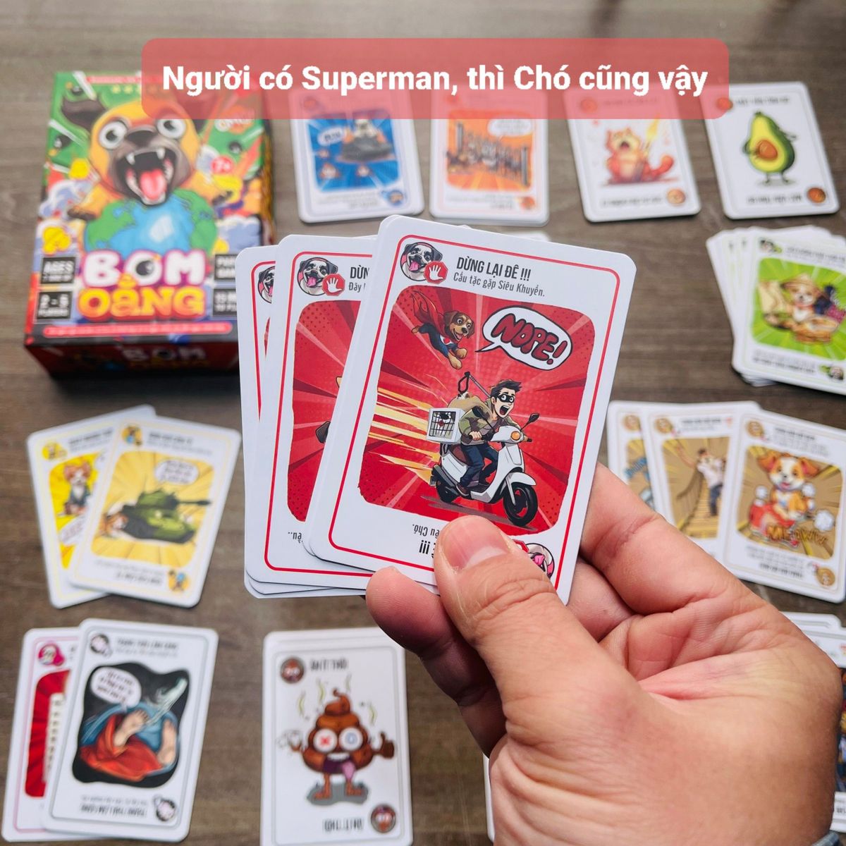 Board game-Bo.m Oẳng Foxi-trò chơi gia đình siêu vui kết nối thành viên-siêu lầy-bựa cho giới trẻ Board game-Bo.m Oẳng Foxi-trò chơi gia đình siêu vui kết nối thành viên-siêu lầy-bựa cho giới trẻ