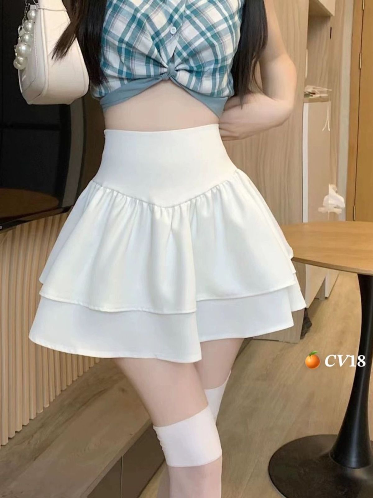 CHÂN VÁY 2 TẦNG CÓ LÓT TRONG CẠP CAO - LÊ PHƯƠNG BOUTIQUE CHÂN VÁY 2 TẦNG CÓ LÓT TRONG CẠP CAO - LÊ PHƯƠNG BOUTIQUE