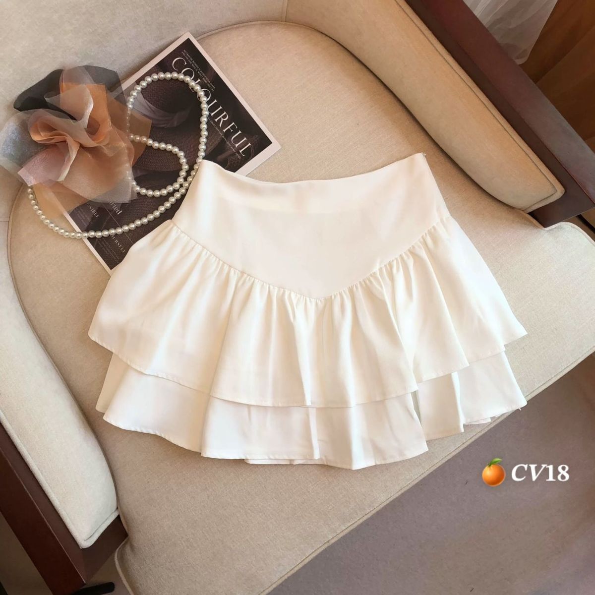 CHÂN VÁY 2 TẦNG CÓ LÓT TRONG CẠP CAO - LÊ PHƯƠNG BOUTIQUE CHÂN VÁY 2 TẦNG CÓ LÓT TRONG CẠP CAO - LÊ PHƯƠNG BOUTIQUE